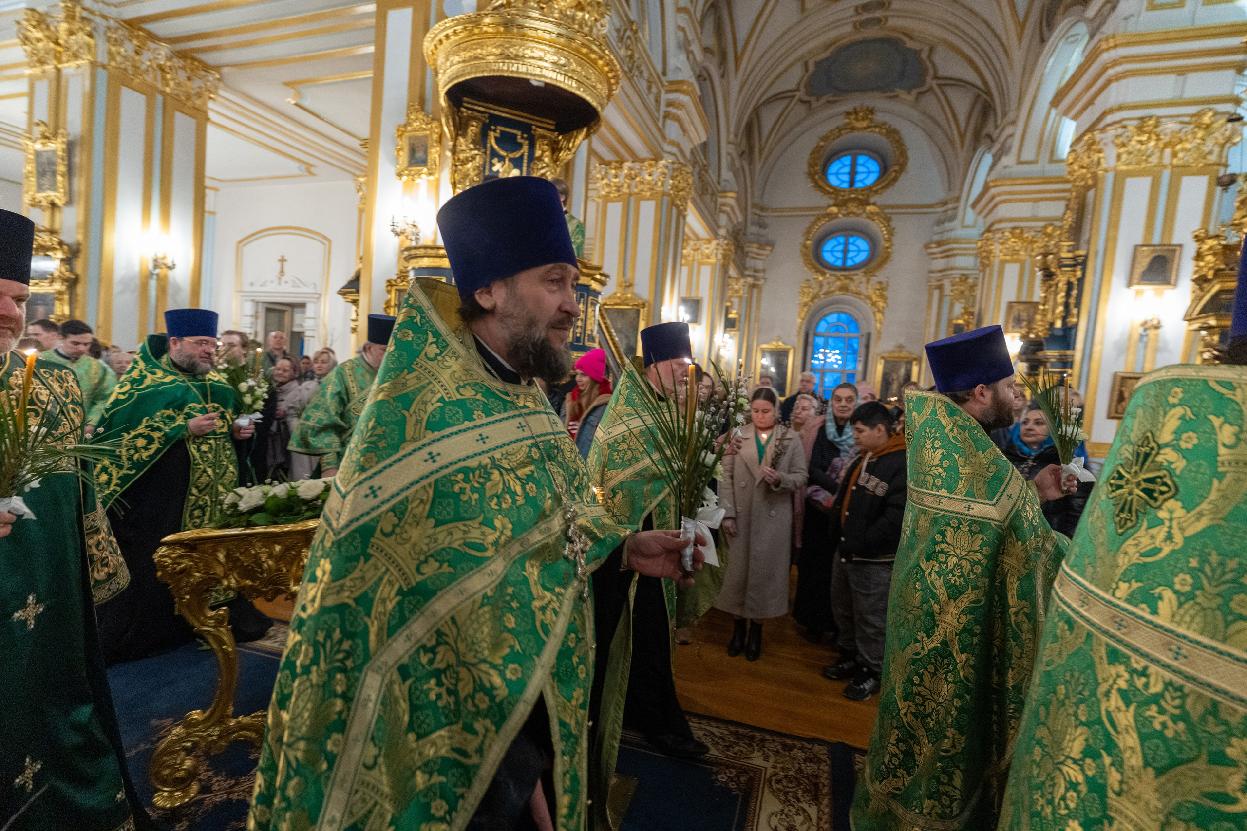 Суббота 6-й седмицы, ваий. Лазарева суббота. Воскрешение прав. Лазаря. НИКОЛО-БОГОЯВЛЕНСКИЙ МОРСКОЙ СОБОР