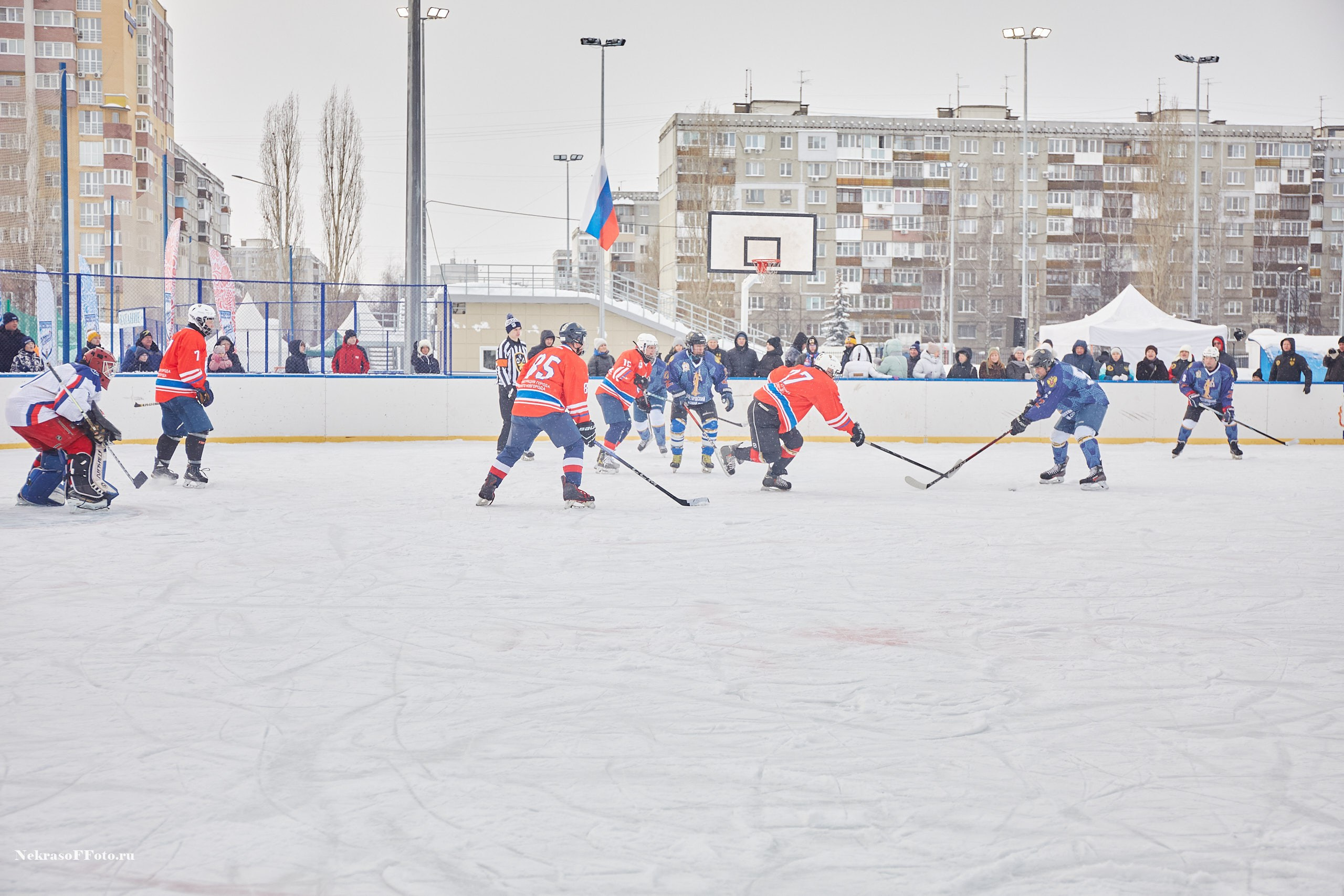 Турнир по хоккею «Русская классика» в рамках Офицерской хоккейной лиги. Спортивный фотограф Некрасов Денис
