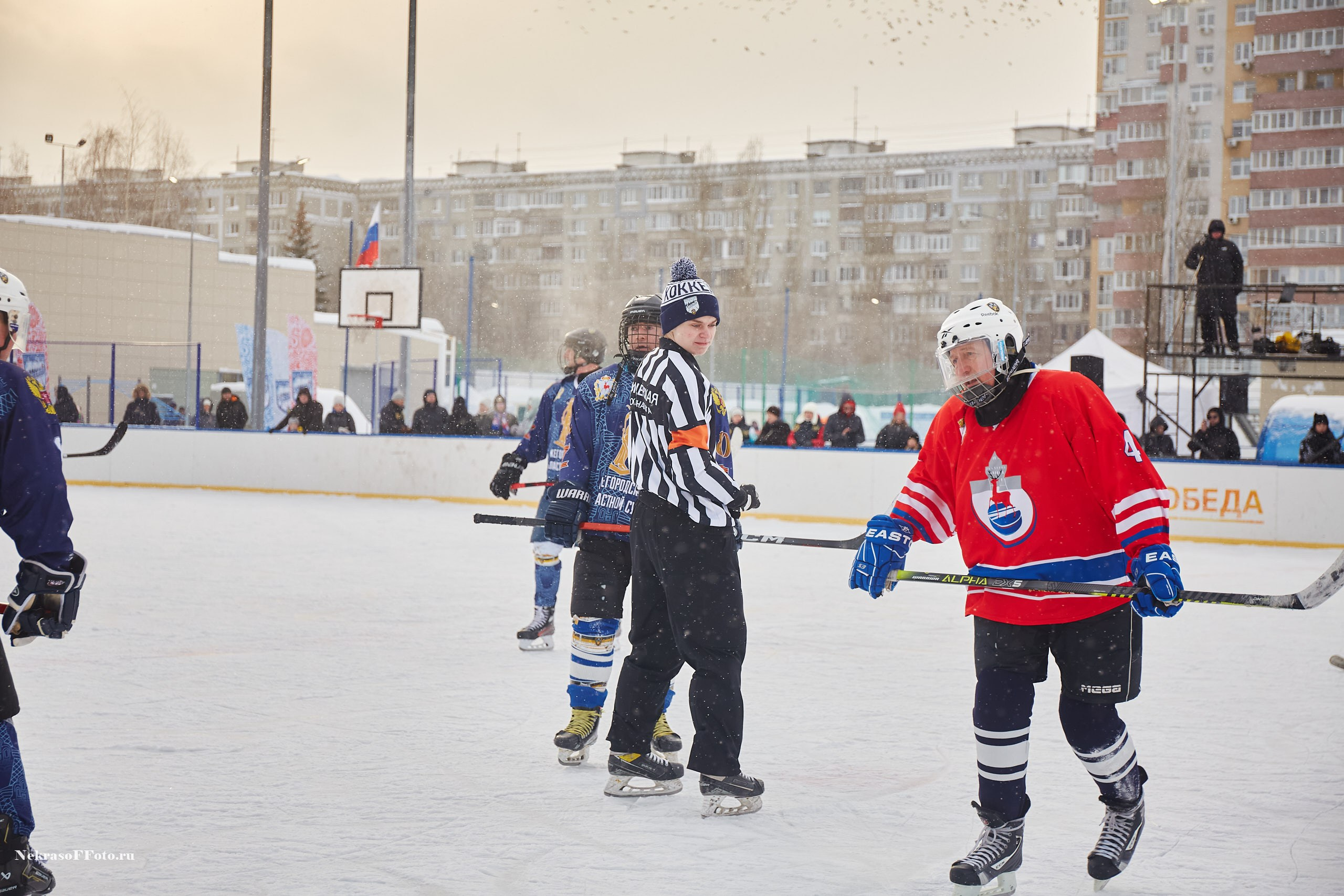Турнир по хоккею «Русская классика» в рамках Офицерской хоккейной лиги. Спортивный фотограф Некрасов Денис