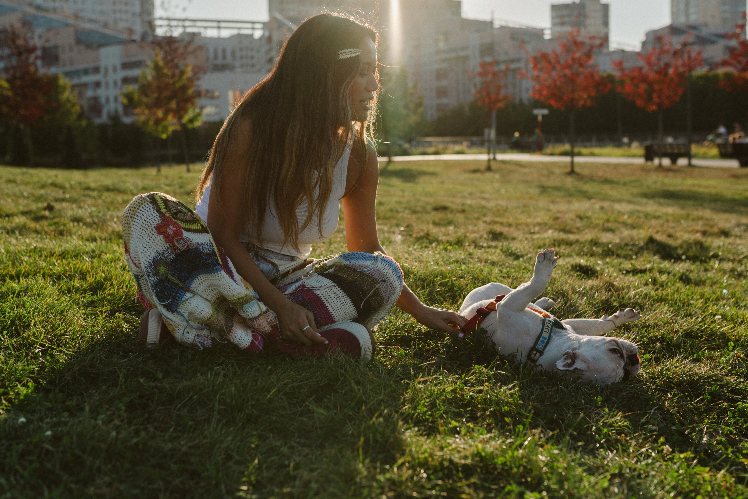 Инна и Белль. Фотограф анималист в Москве Ольга Агушева