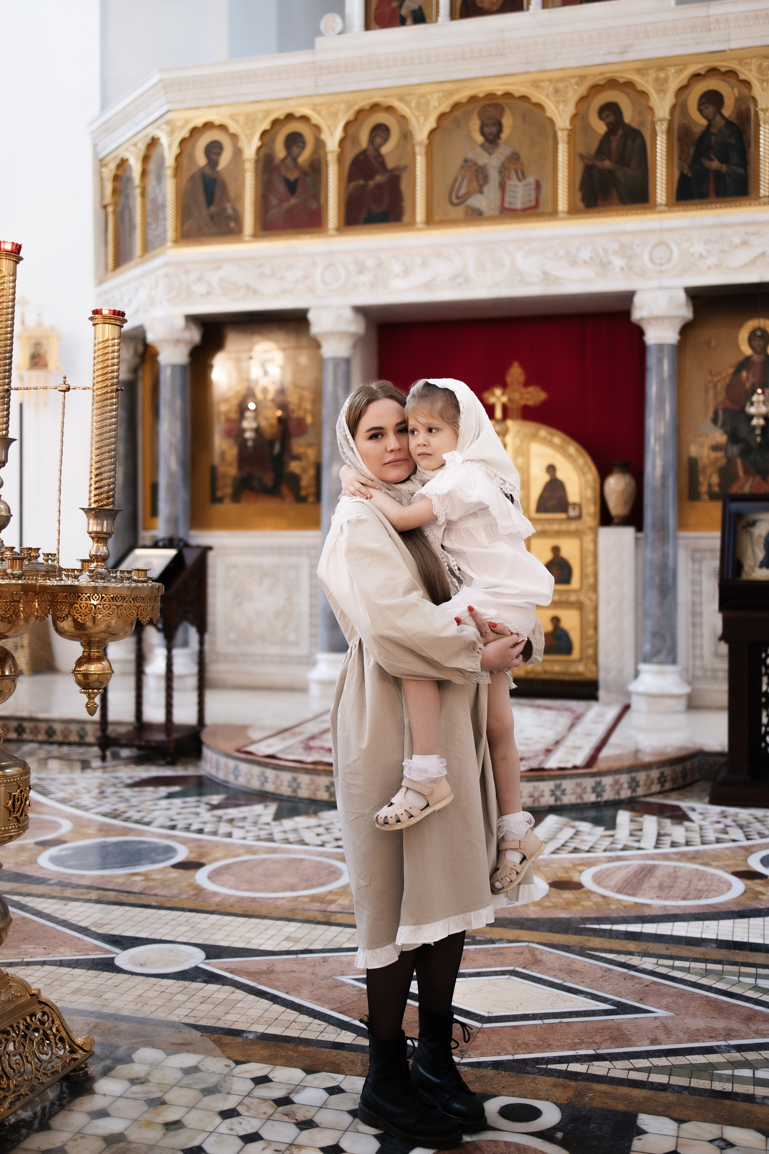 Крещение в Храме Димитрия Солунского на Благуше. Семейный и lovestory фотограф в Москве Светлана Коняхина