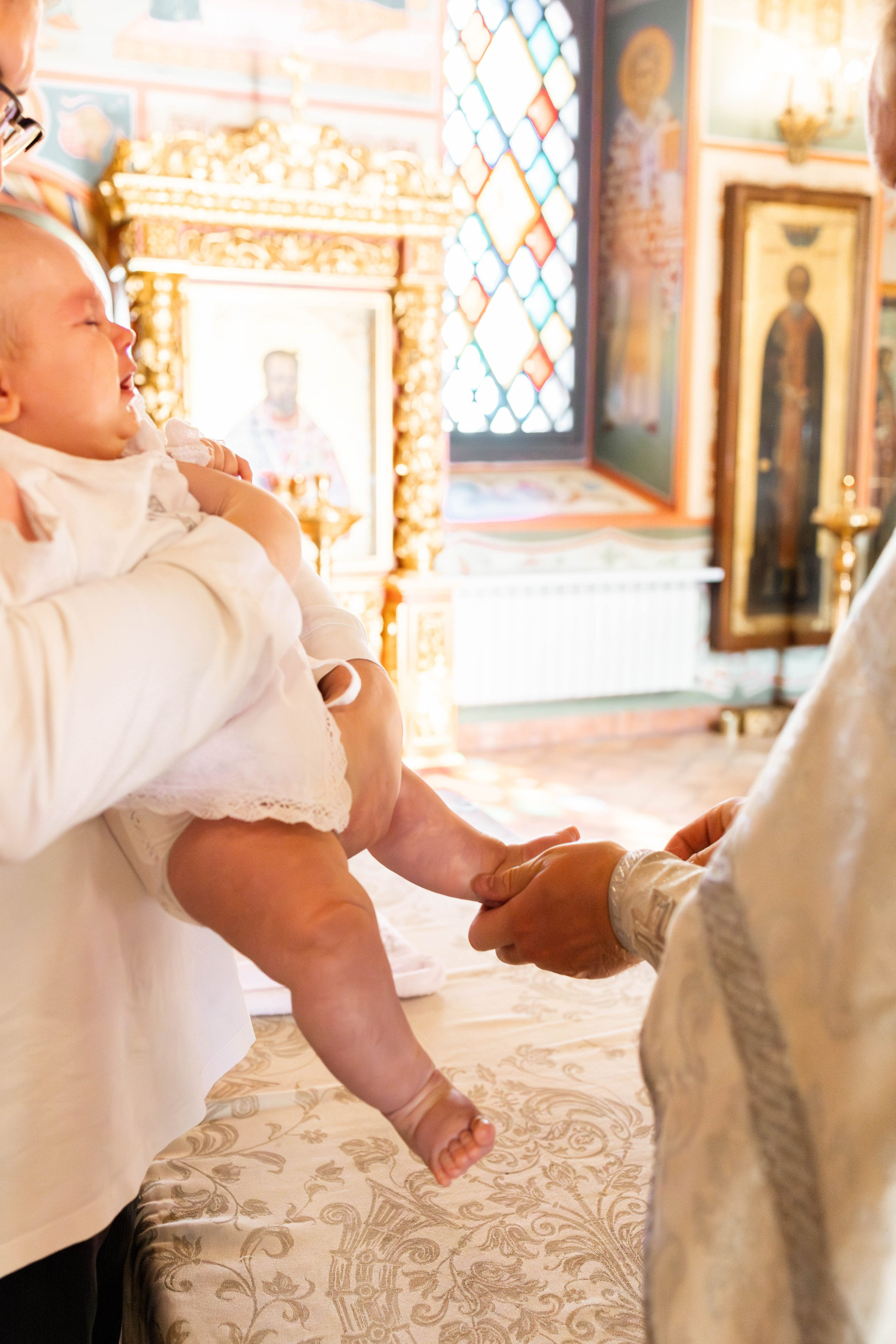 Таинство Крещения Евгения. Фотограф новорождённых Newborn Москва