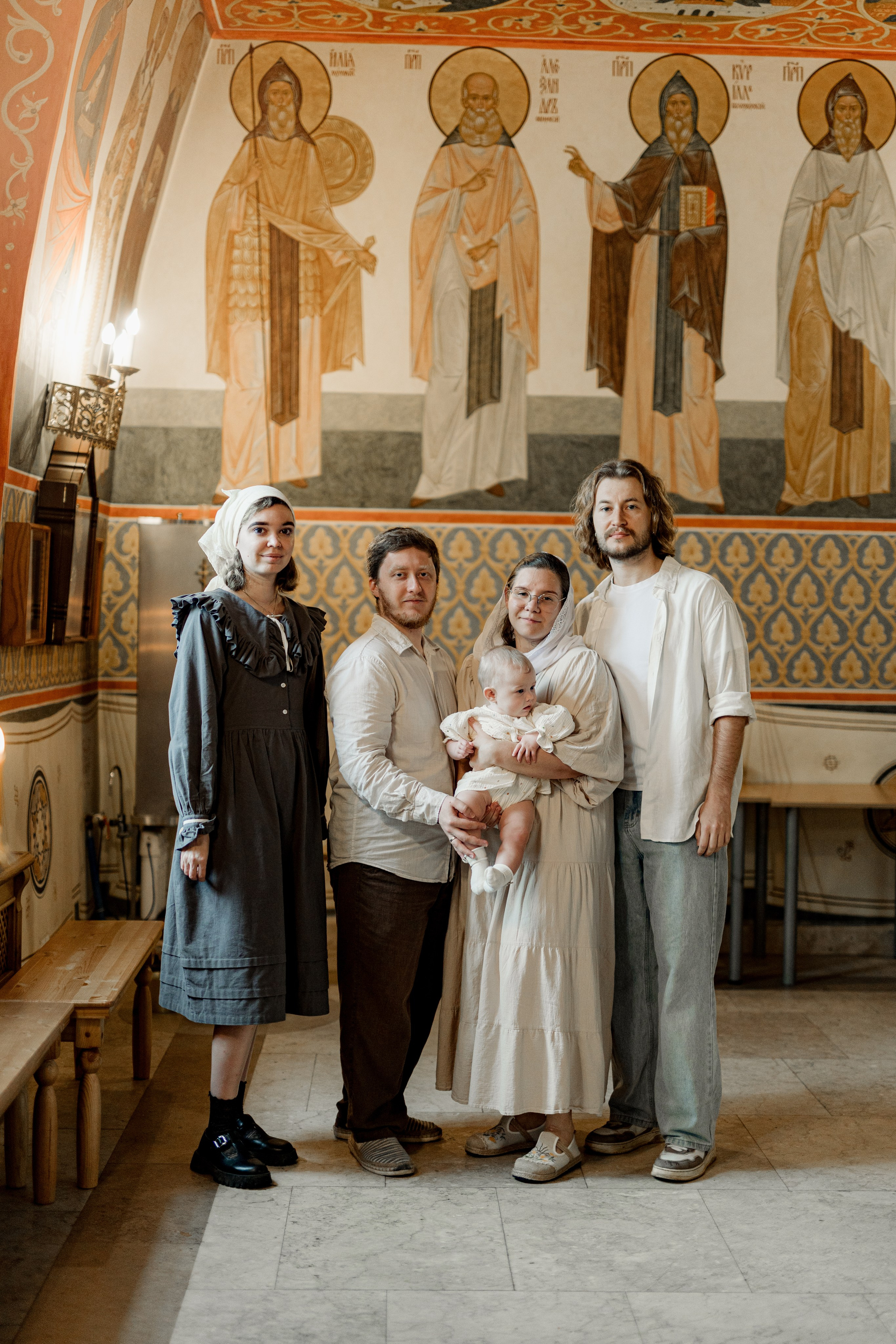 Таинство Крещения Веры. Фотограф новорождённых Newborn Москва