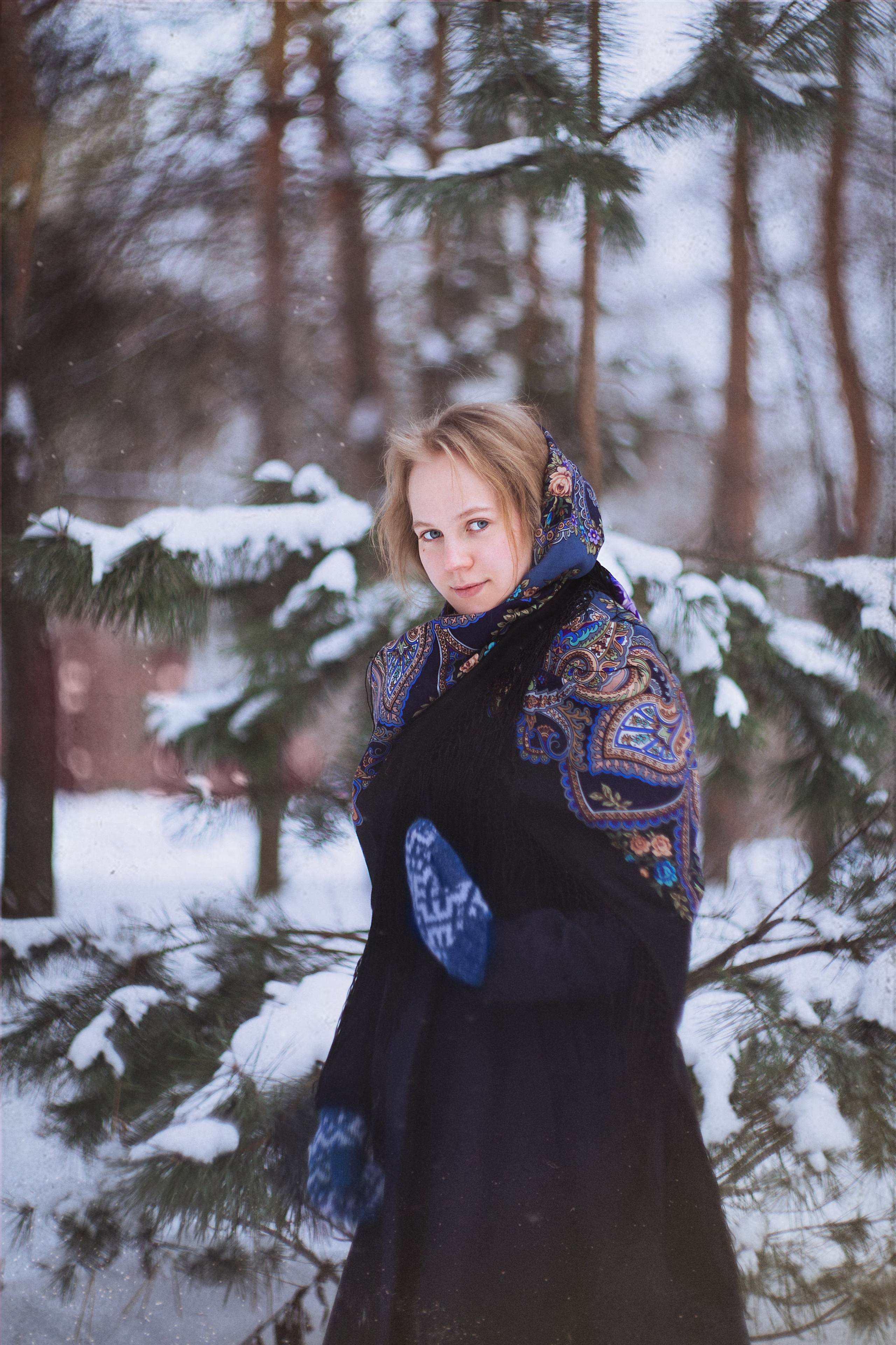 Зимняя в лесу. Юлия Башкатова, сказочный фотограф, Москва