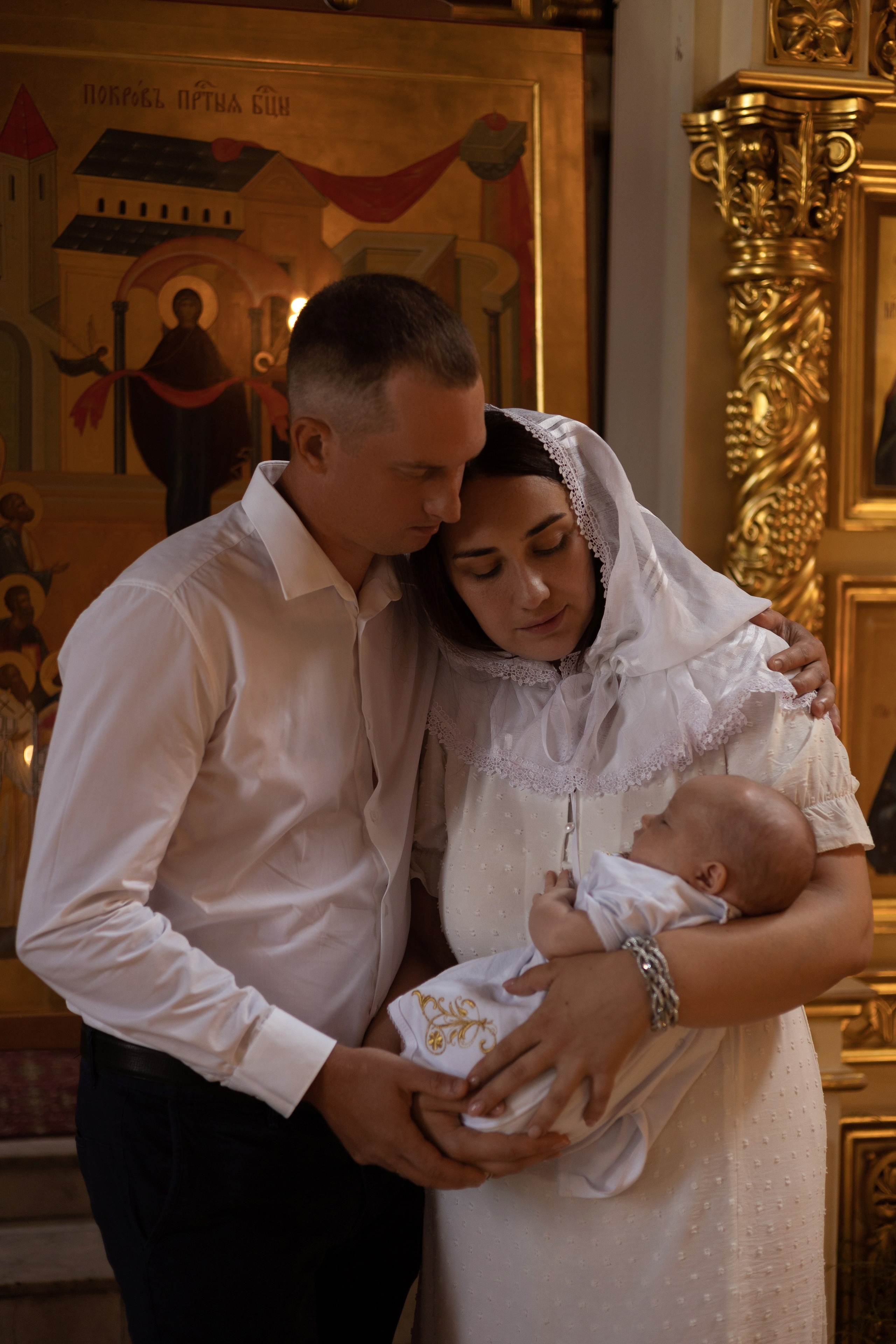 Таинство крещения. Фотограф новорожденных Саратов