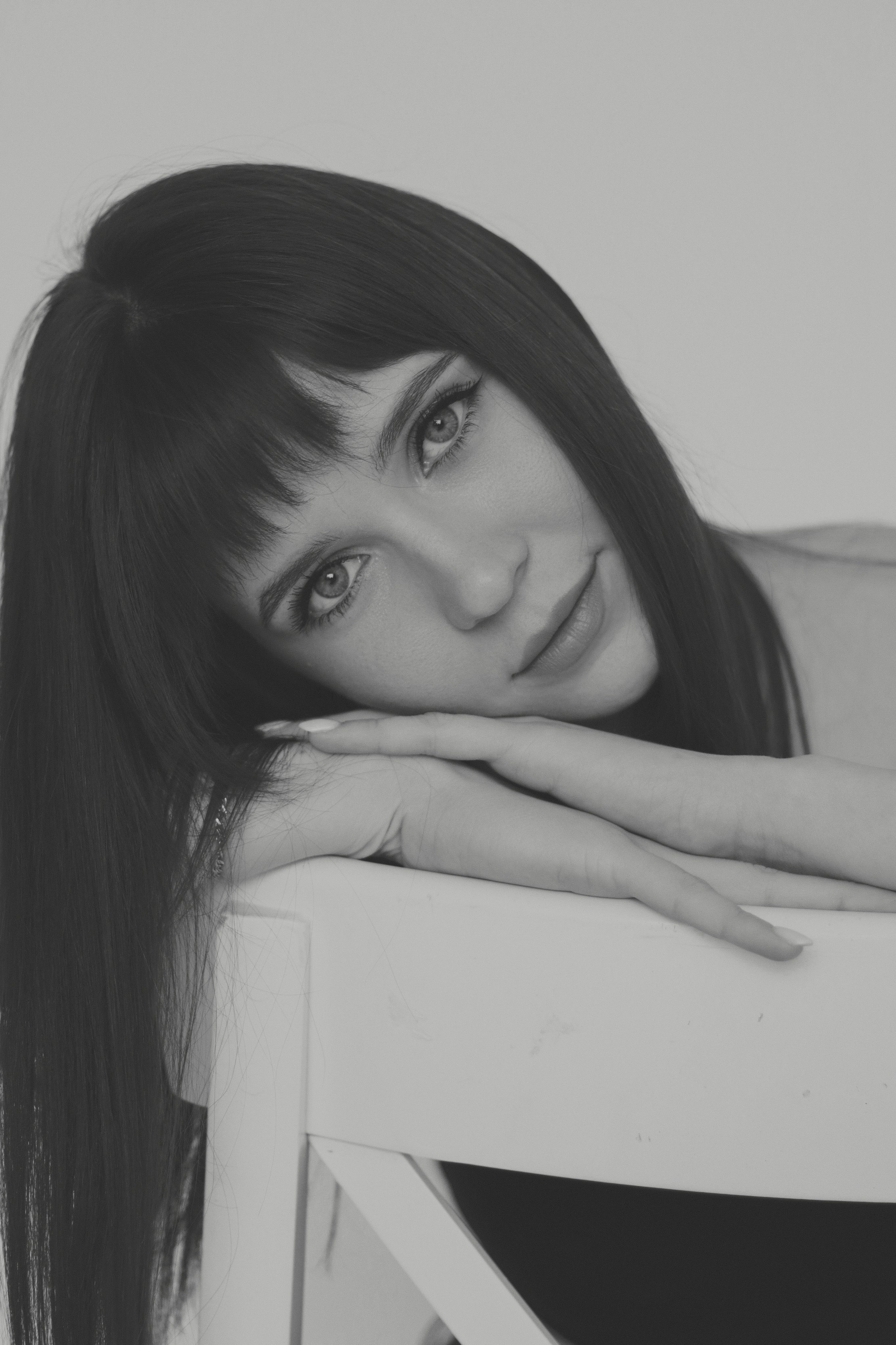 Фотосъёмка Вики в студии. Фотограф Самара Лена Мандарин