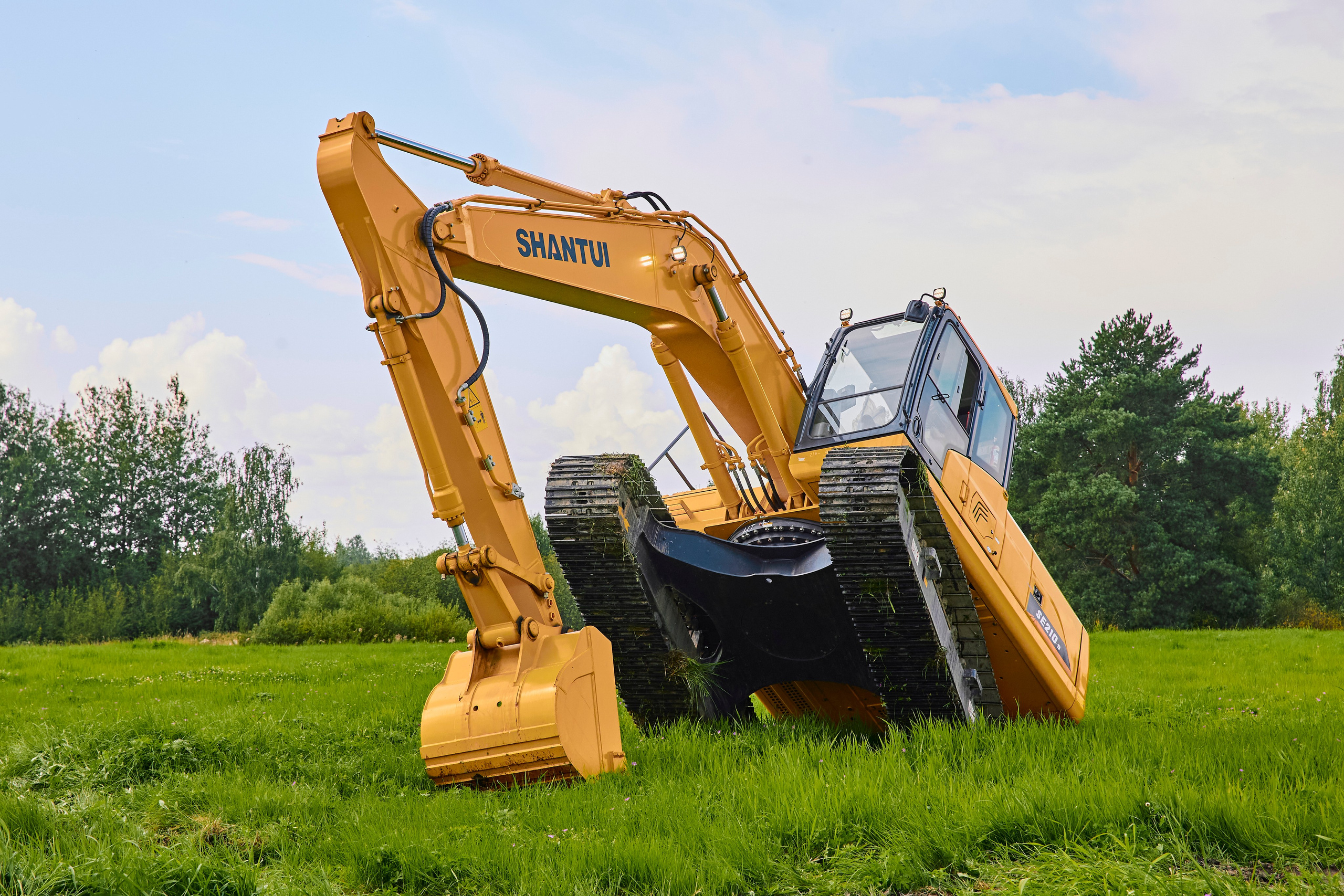 Презентация спец. техники Shantui. Фотограф Александра Иванова