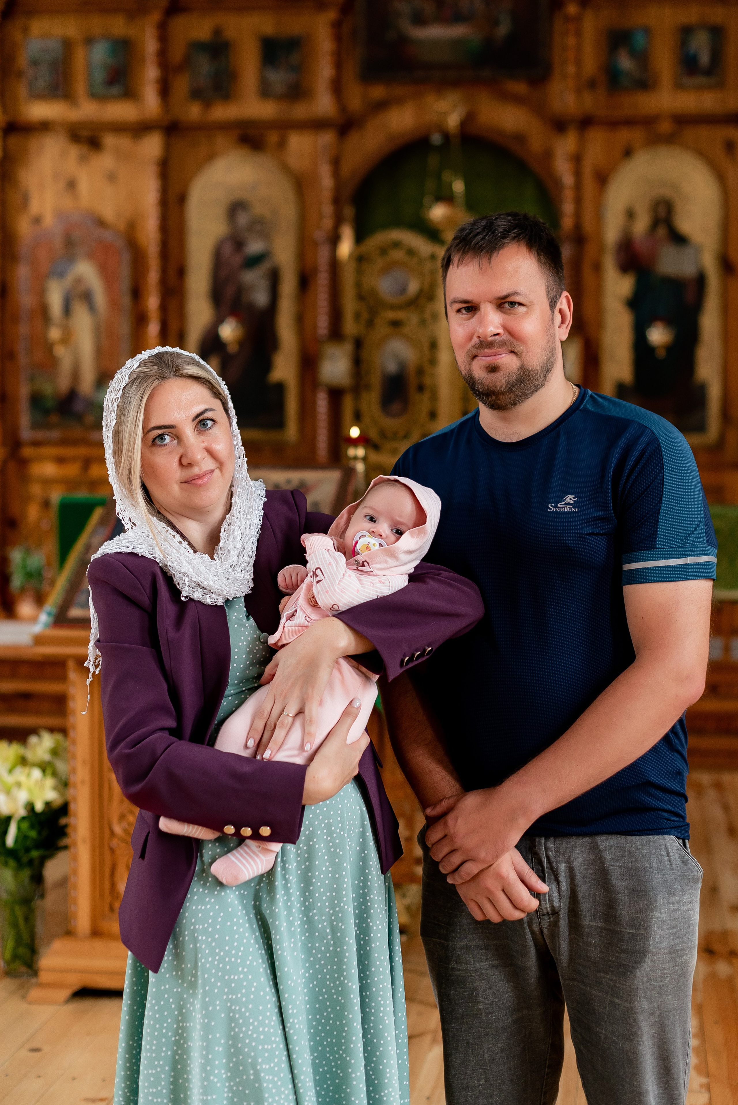 Крещение Ксении. Фотограф Татьяна Иванчикова