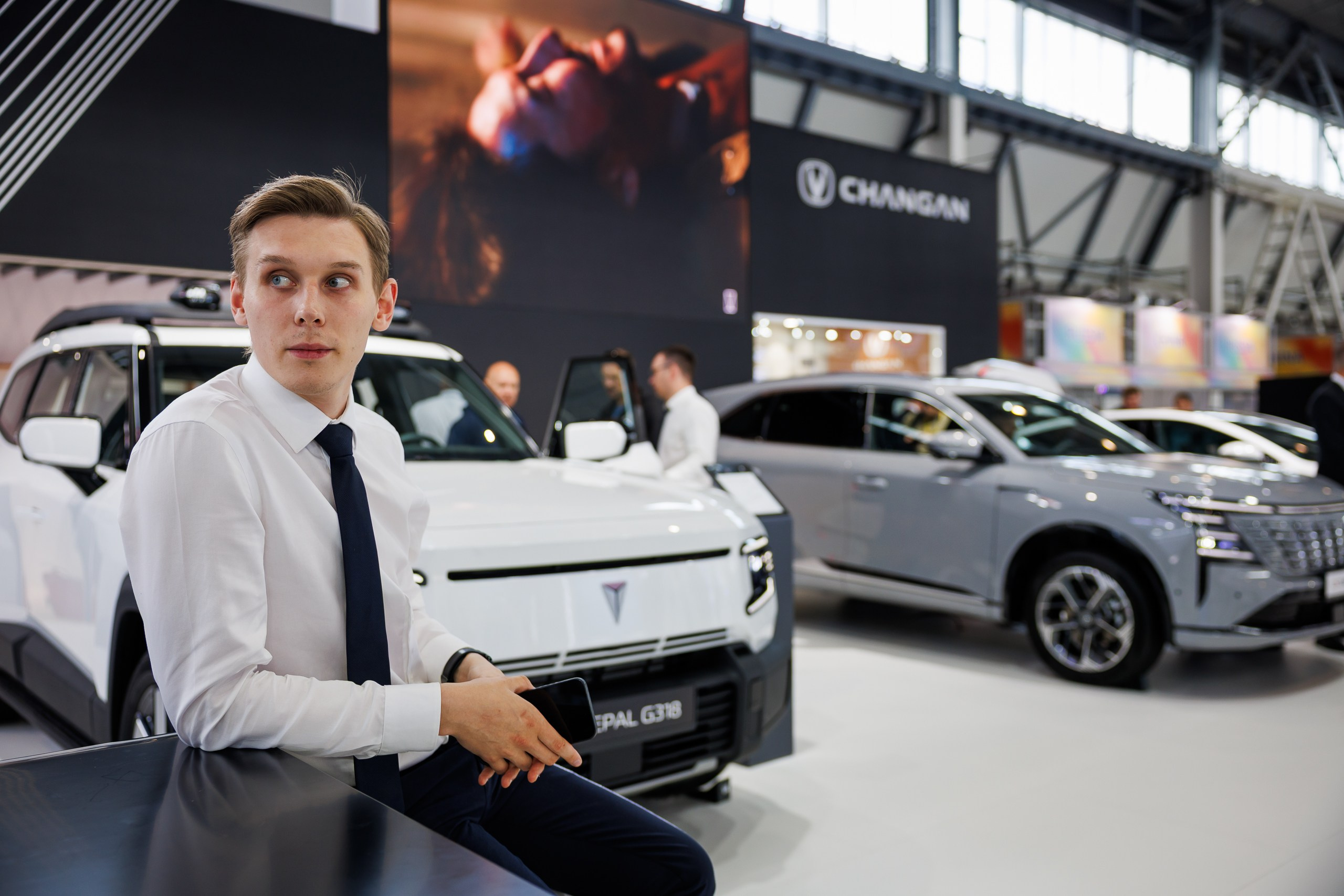  Регистрационная зона и поток гостей на входе в Экспо-Центр