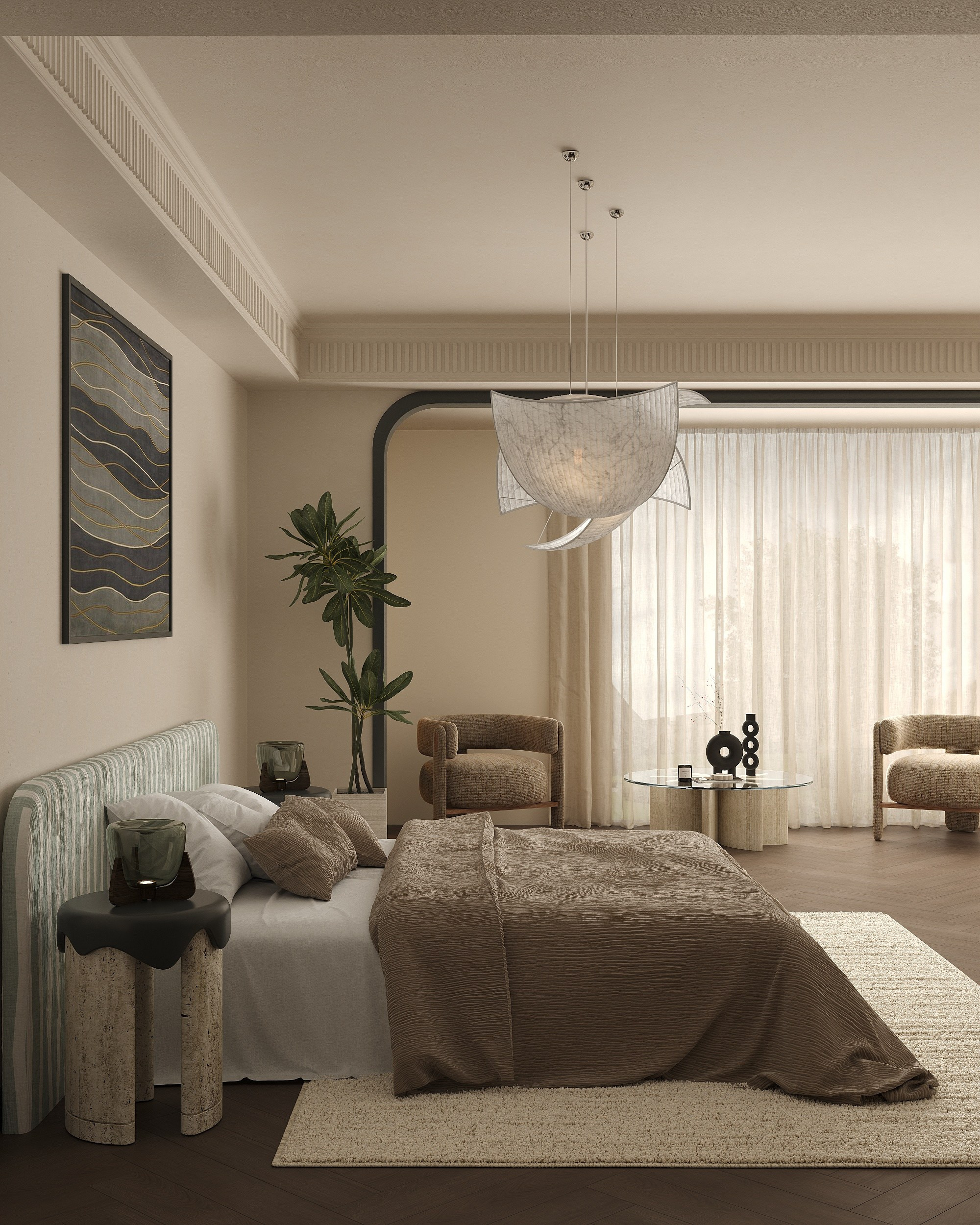 Bedroom /Madrid/Spain. Solovets visualization