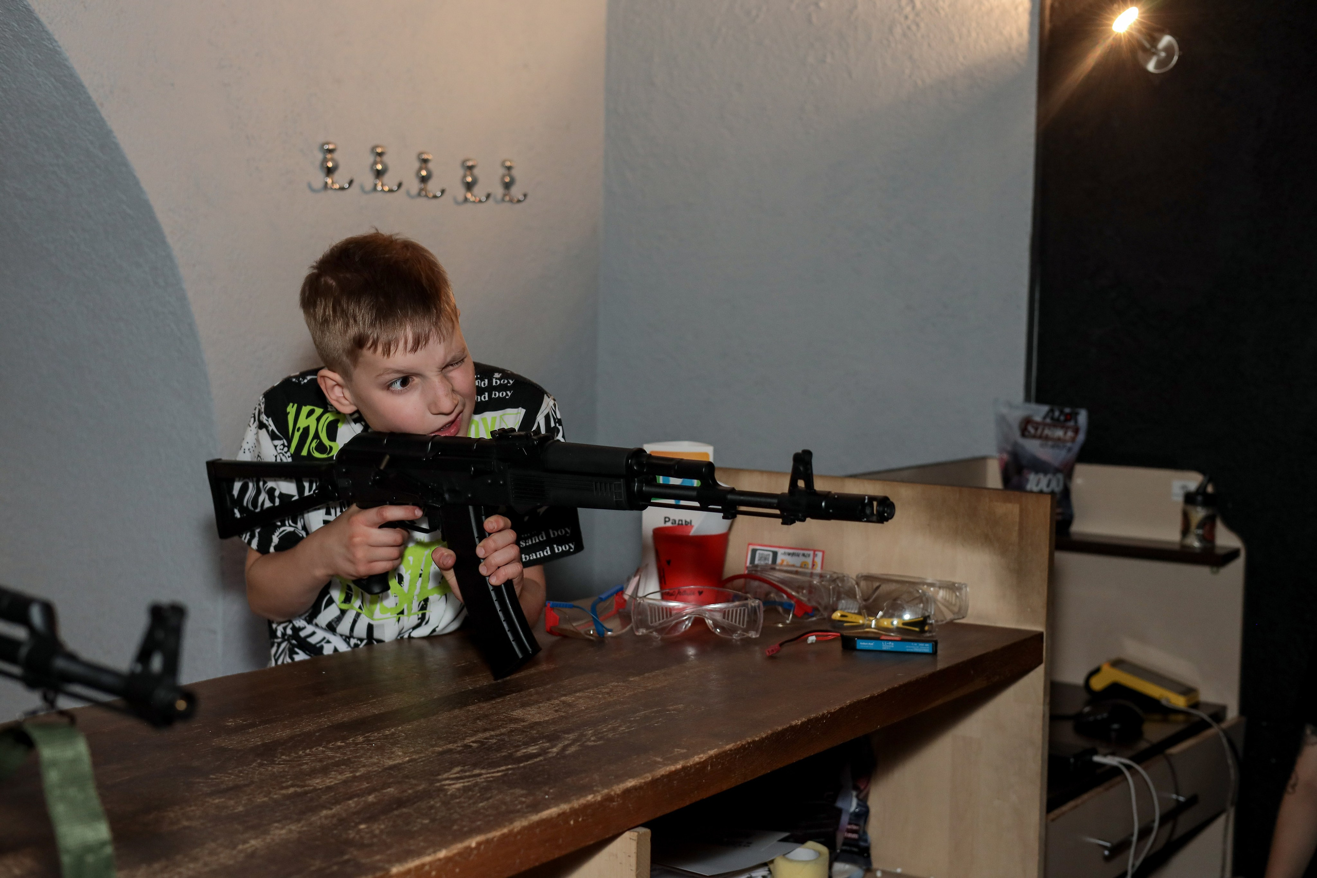 День рождение в стрелковом клубе. Фотограф Надршина Лилия