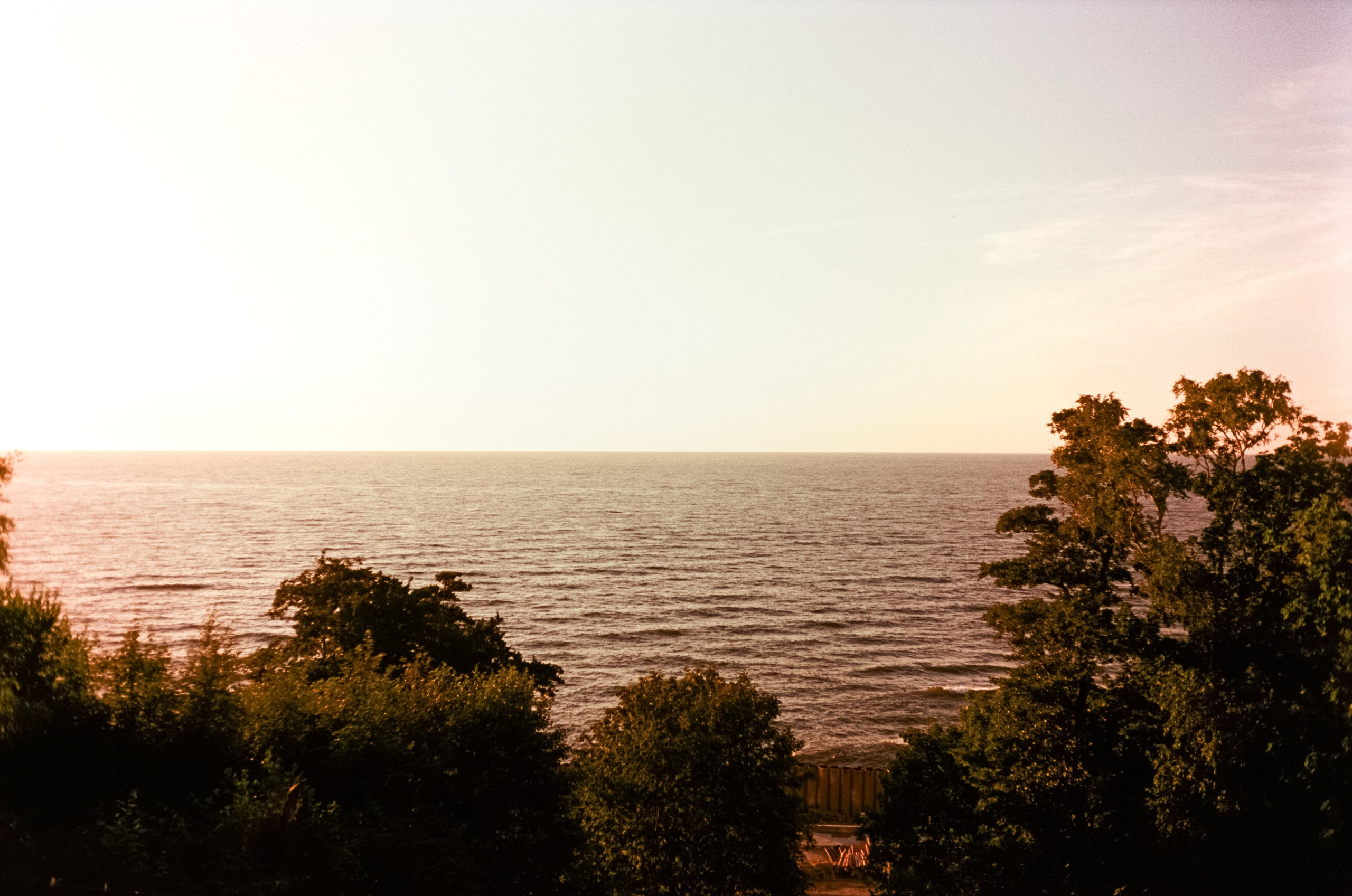 Закат в Калининграде на Aeronega 100 (Kodak Aerocolor IV) / Ricoh MF-1