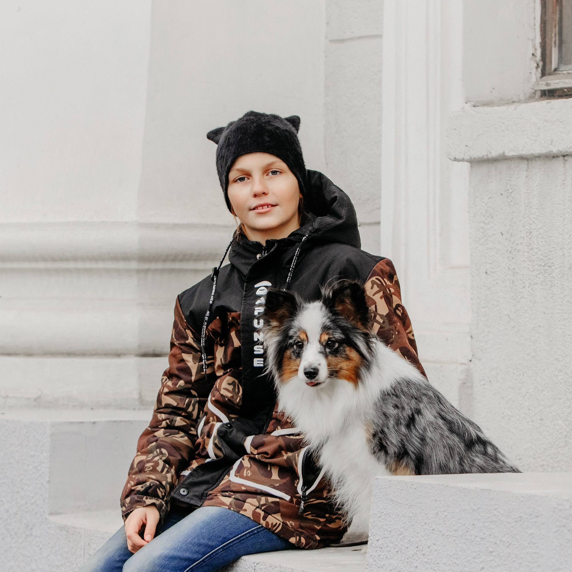 Марина и Кутька. Фотограф Наталья Потапова