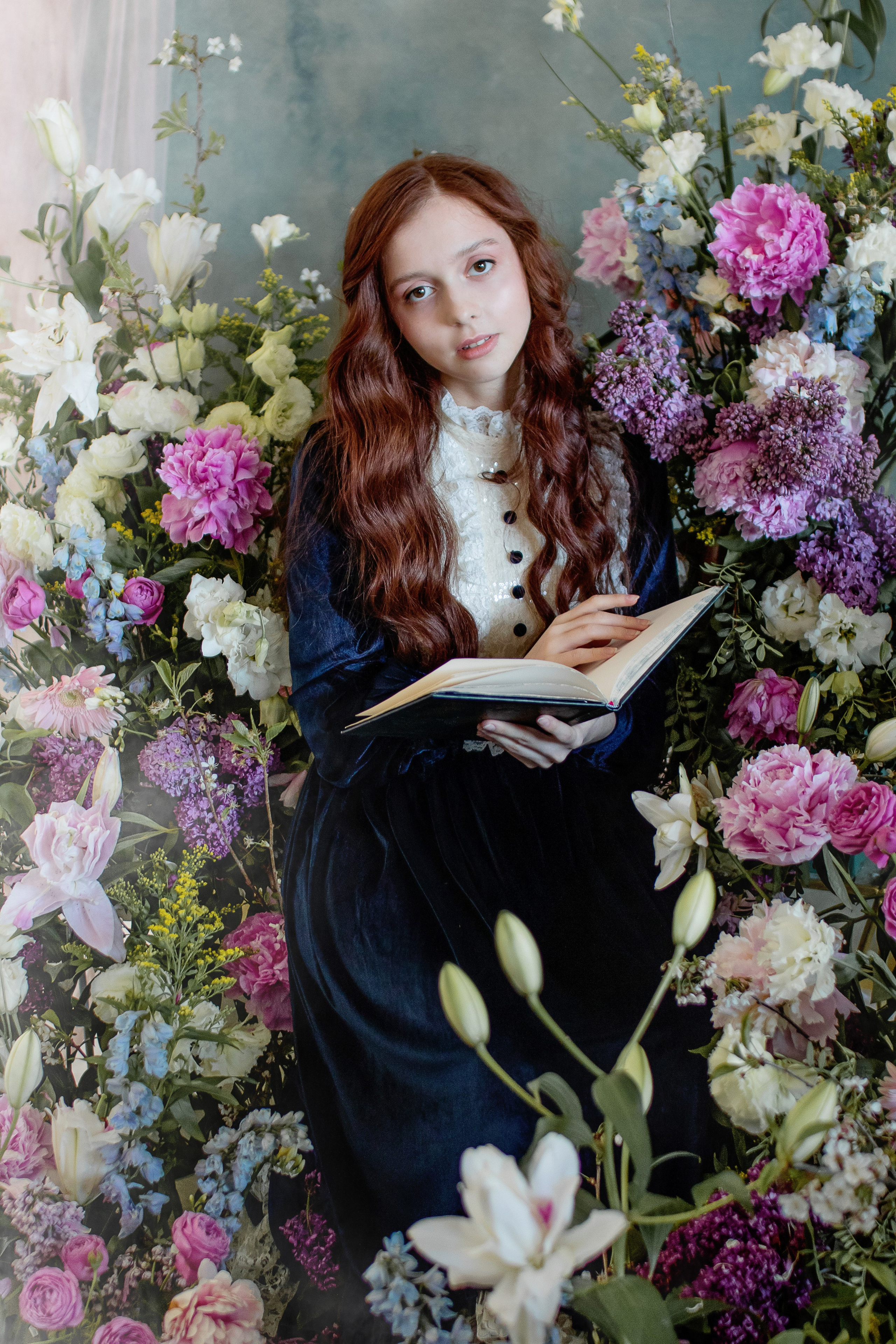 Девушка в цветах