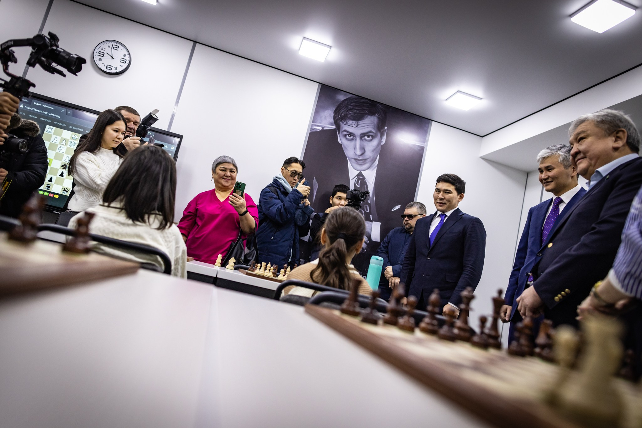 2025.02.01 KAZAKHMYS Youth Team Chess CUP 2025 — Opening Ceremony. Фотограф Анна Штурман (репортажная съёмка любых событий и мероприятий) Anna Shtourman photographer