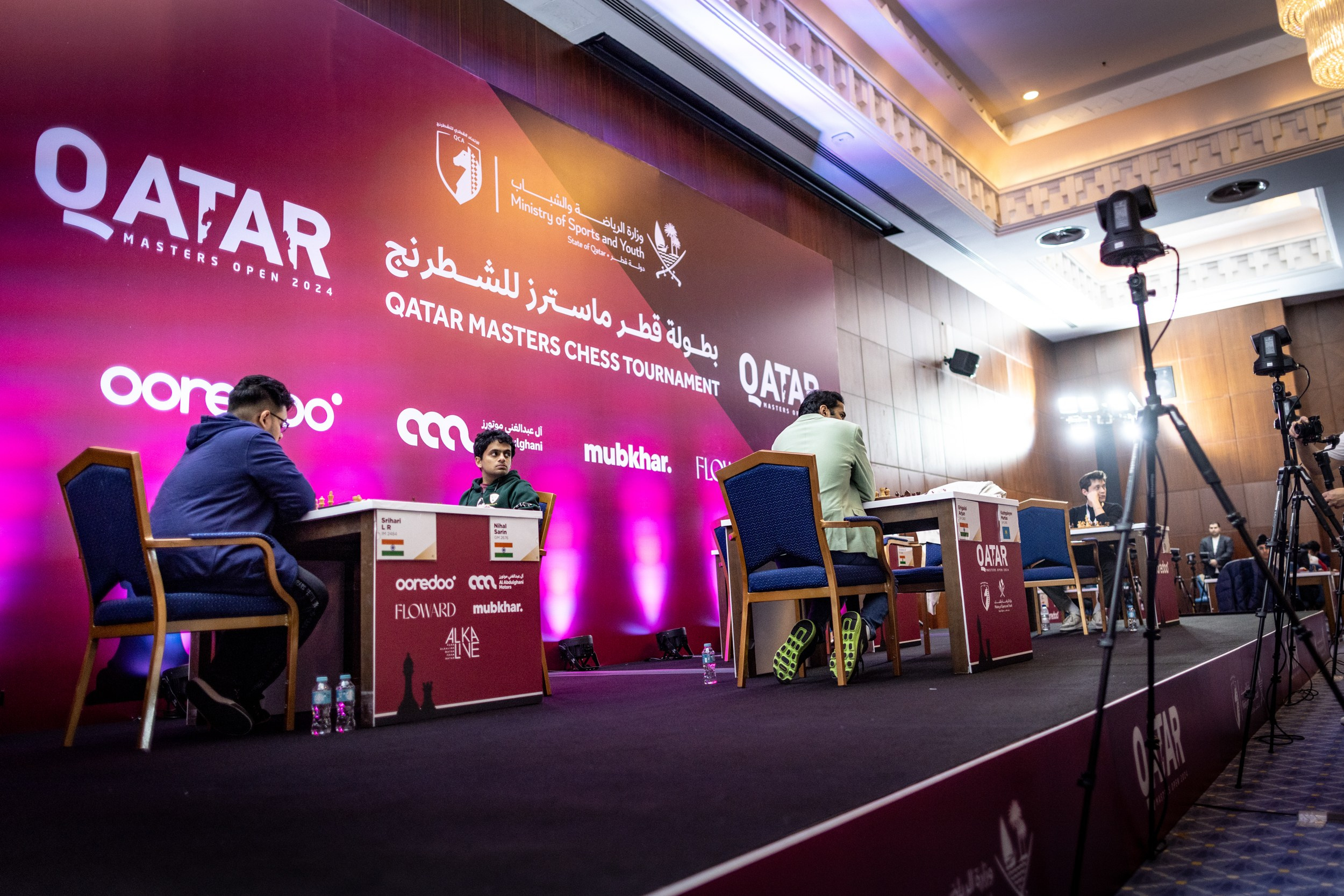 2024.12.04 Qatar Masters Open 2024 — Round2. Фотограф Анна Штурман (репортажная съёмка любых событий и мероприятий) Anna Shtourman photographer