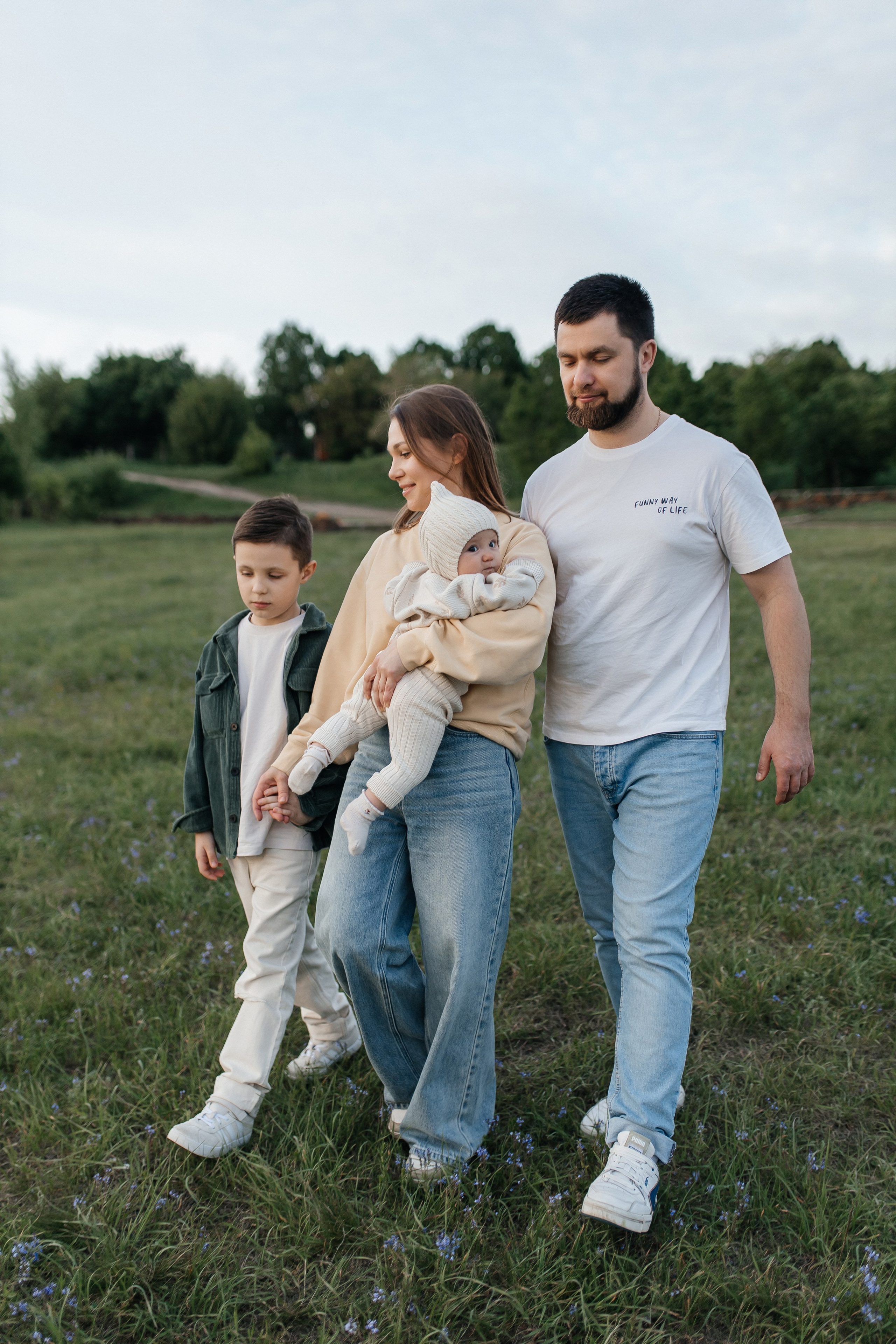 Поле, лето и любовь. Семейный и свадебный фотограф в Тамбове Ксения Плотникова