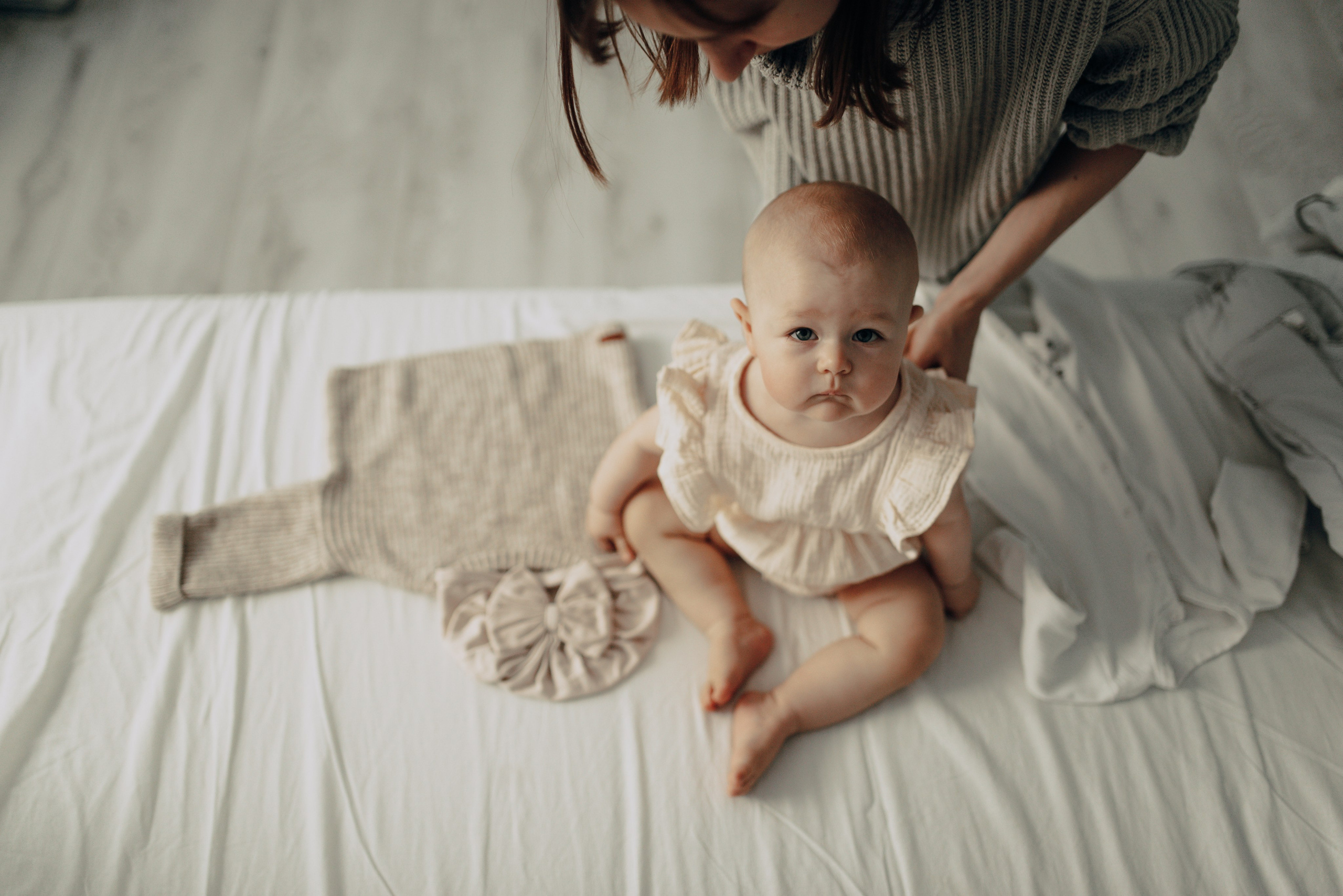 Домашняя семейная история: Василисе 10 месяцев. Семейная фотосессия Бутово Москва фотограф Алина Морщагина