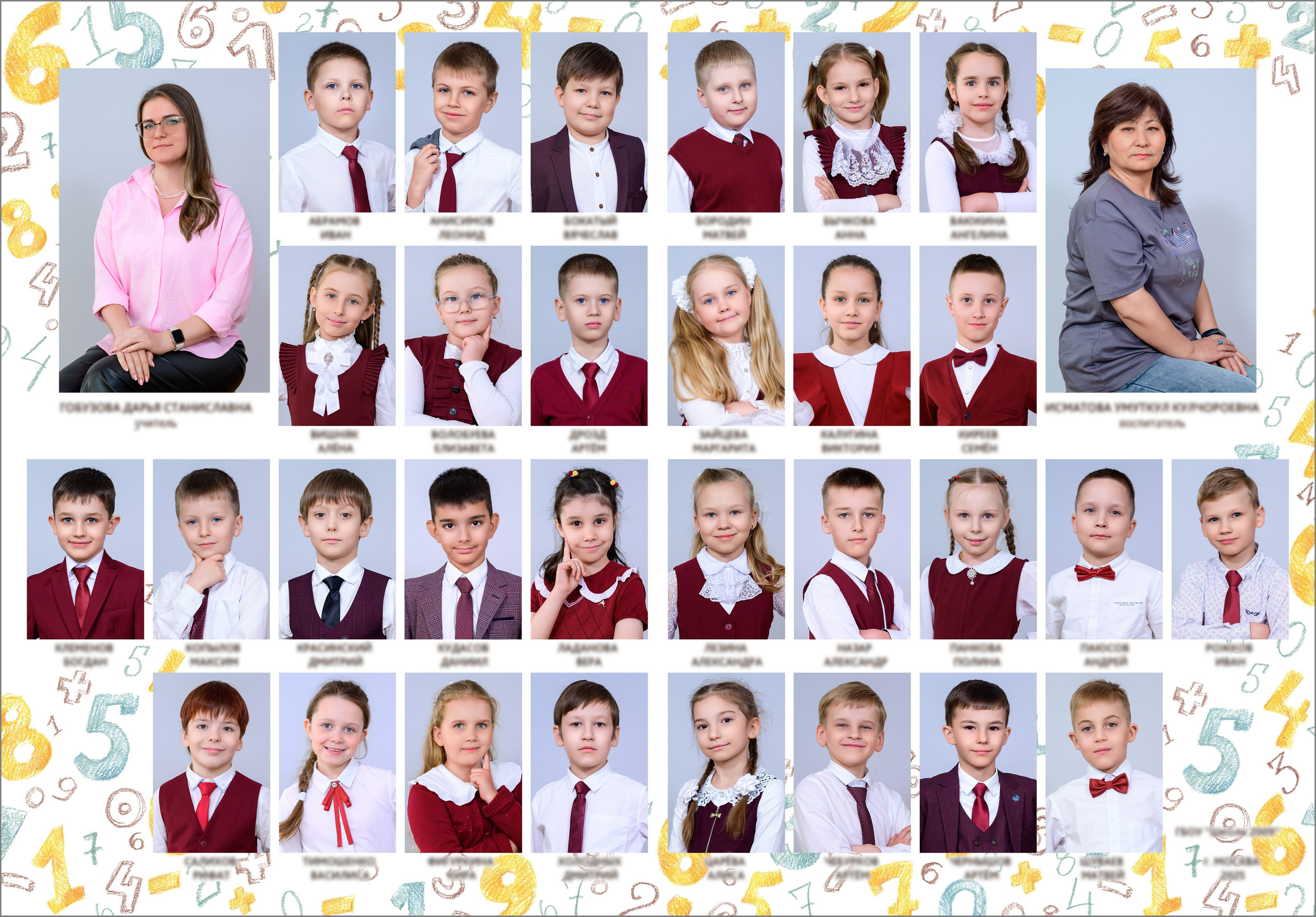 Фотопапка в начальную школу. Выпускной школьный альбом в Москве / Школьный фотограф Юлия Михайленко