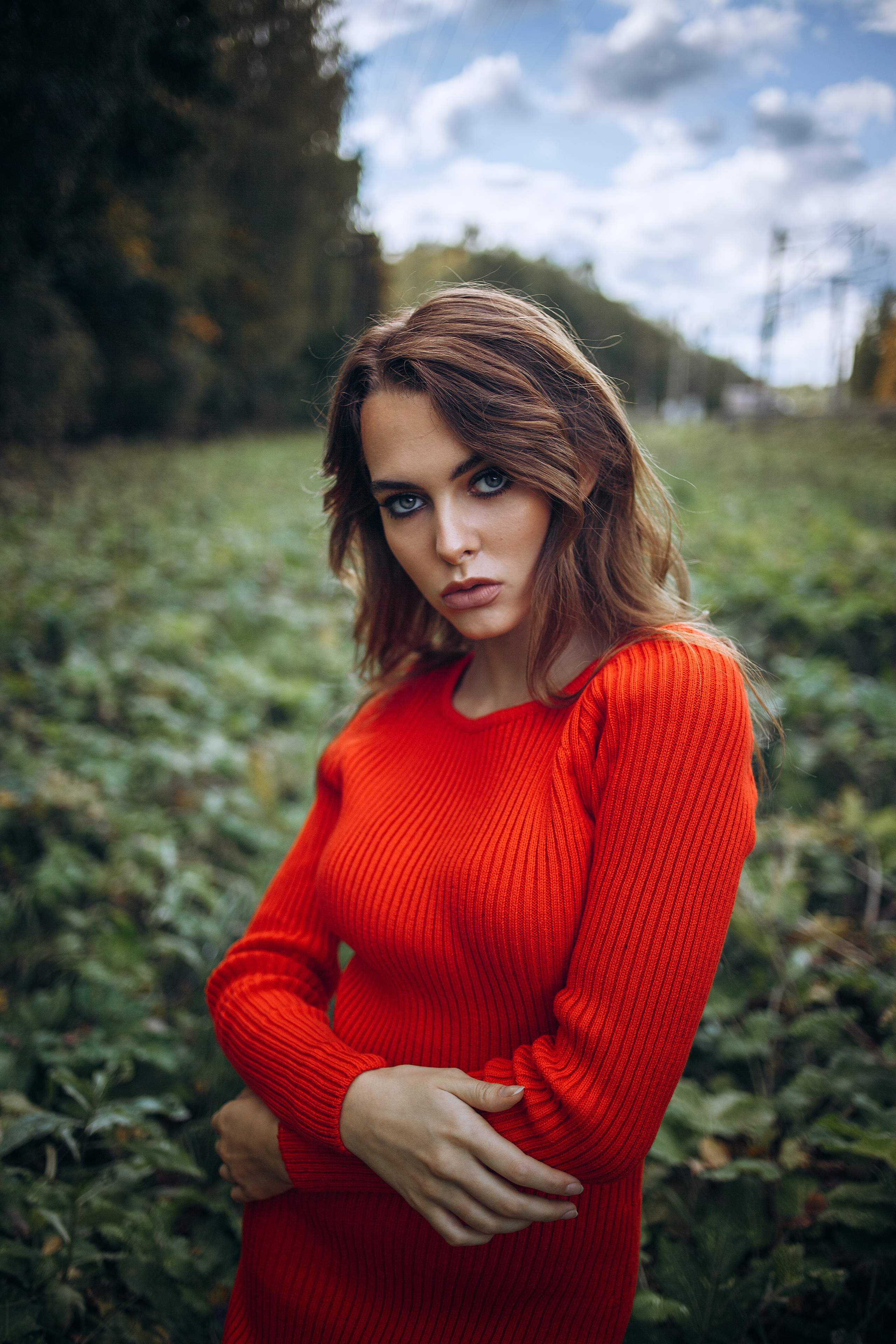 Фотосессия на природе, фотосъёмка для брендов одежды. Портретный фотограф Антон Зуев в Нижнем Новгороде