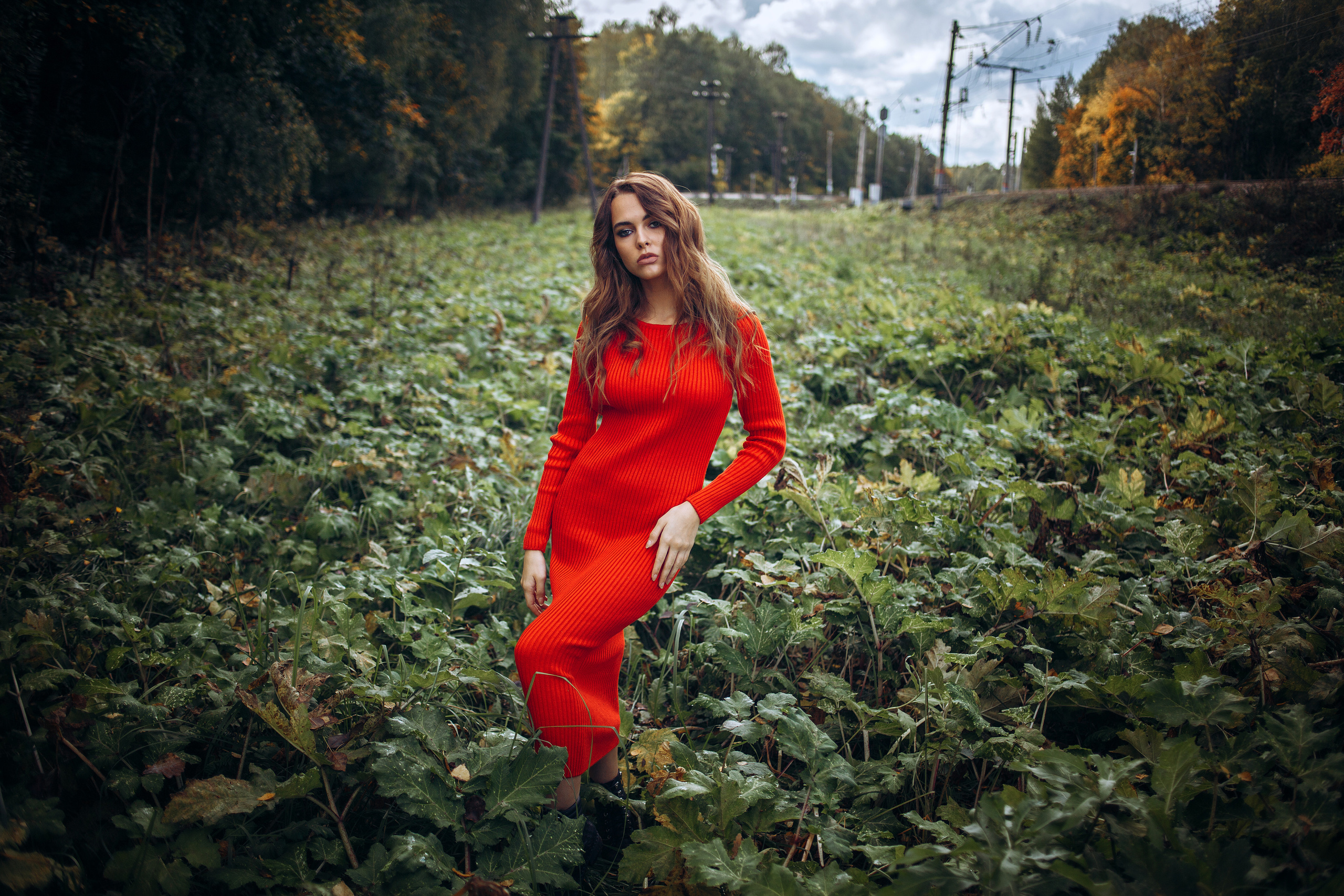 Фотосессия на природе, фотосъёмка для брендов одежды. Портретный фотограф Антон Зуев в Нижнем Новгороде