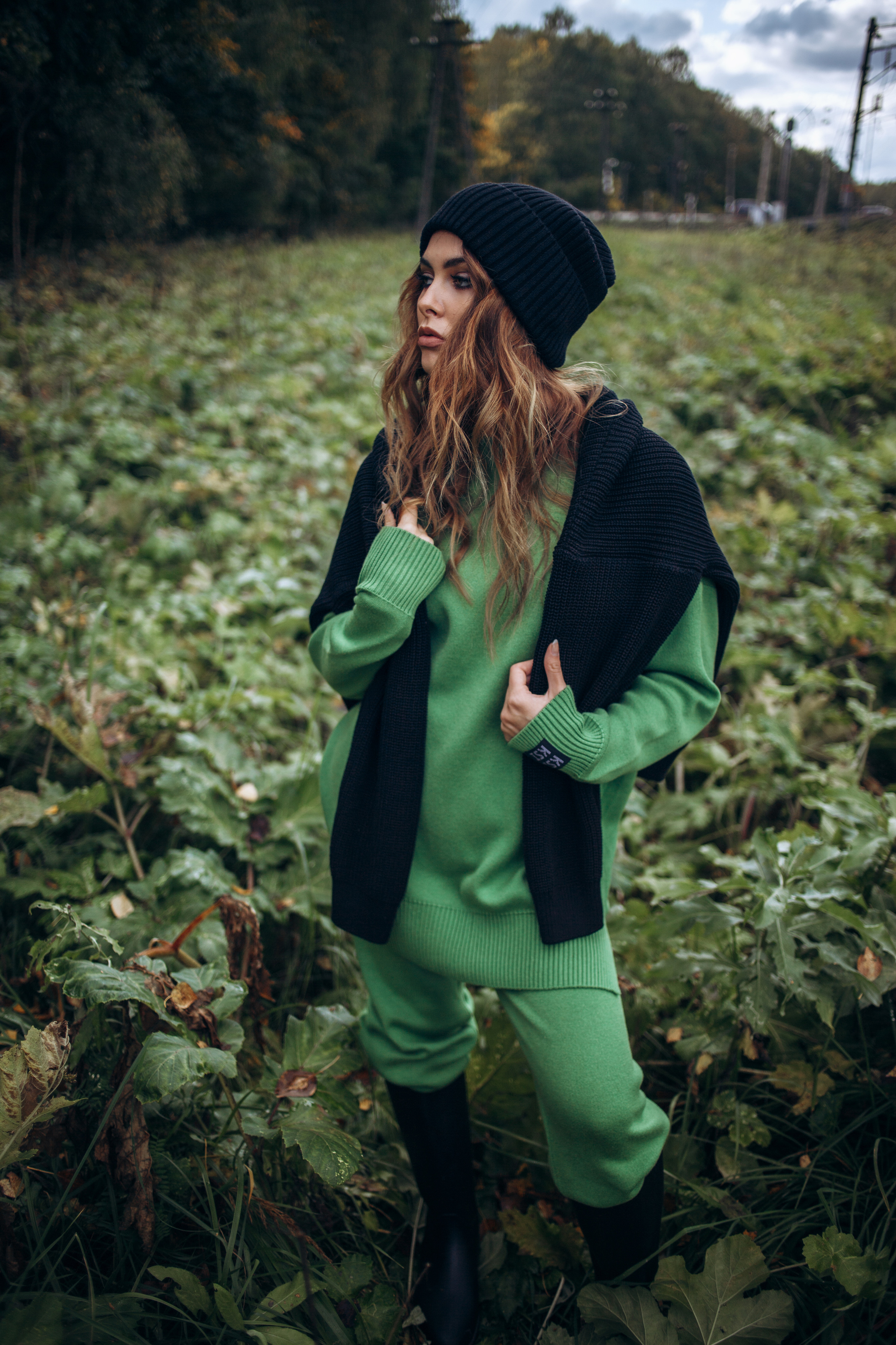 Фотосессия на природе, фотосъёмка для брендов одежды. Портретный фотограф Антон Зуев в Нижнем Новгороде