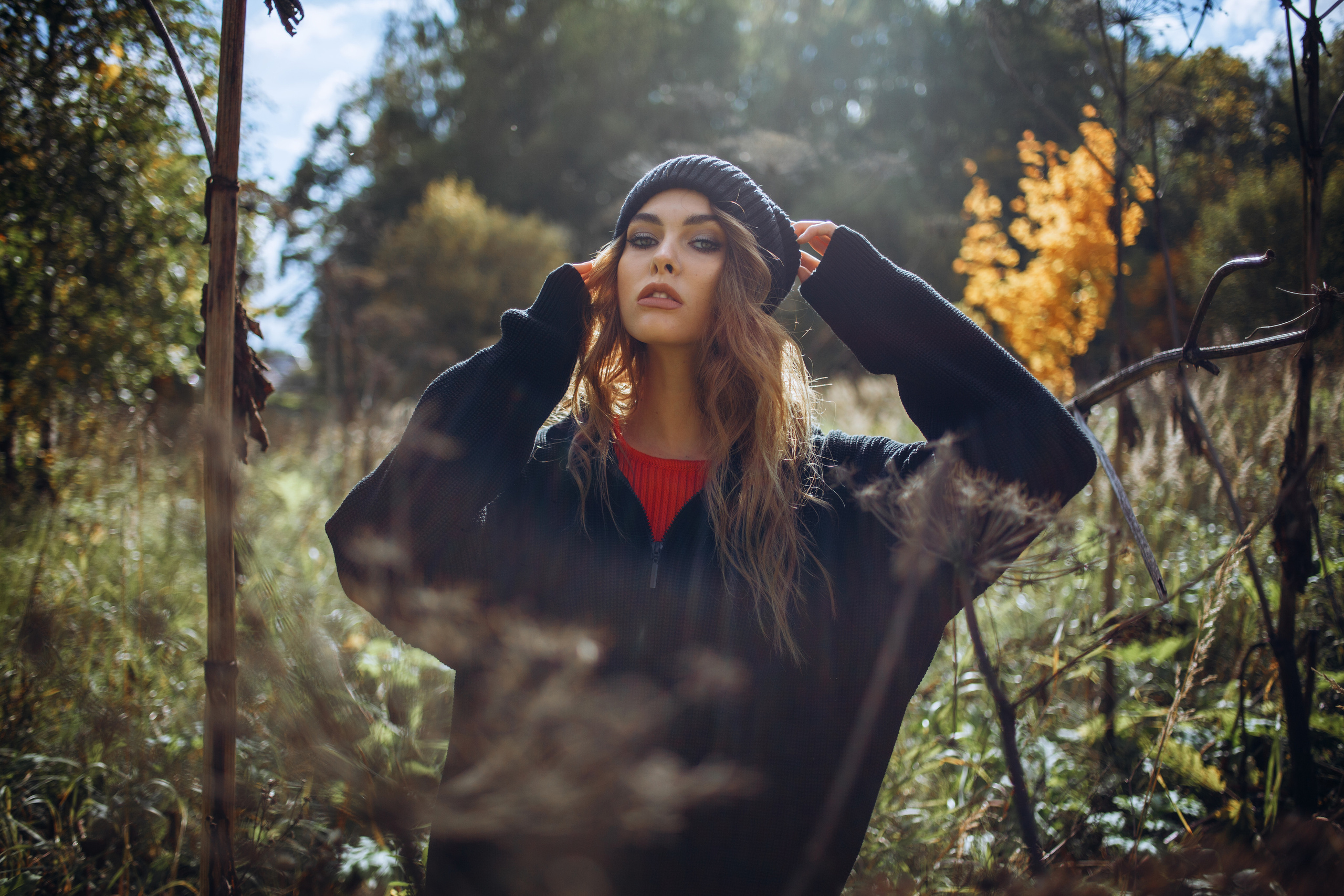 Фотосессия на природе, фотосъёмка для брендов одежды. Портретный фотограф Антон Зуев в Нижнем Новгороде