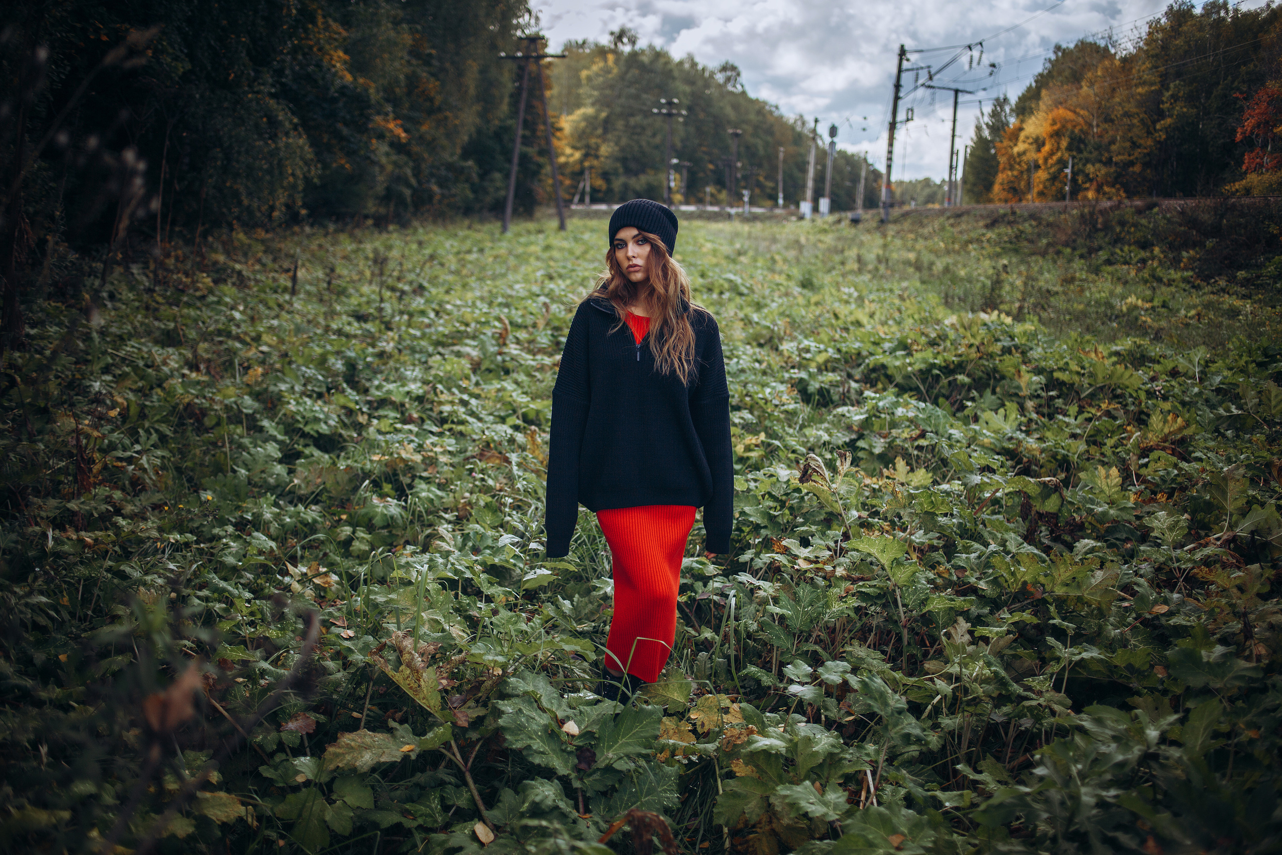 Фотосессия на природе, фотосъёмка для брендов одежды. Портретный фотограф Антон Зуев в Нижнем Новгороде