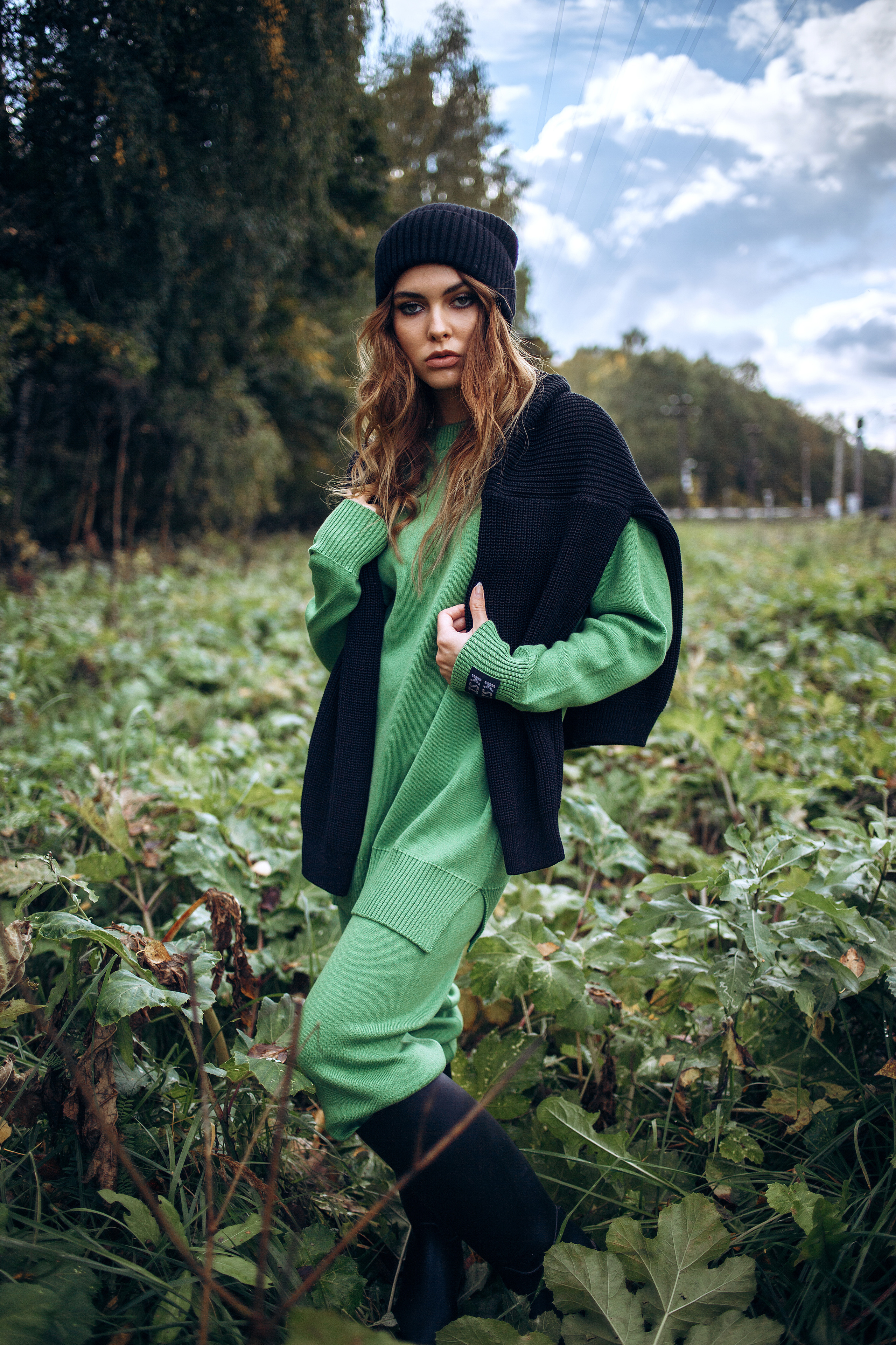 Фотосессия на природе, фотосъёмка для брендов одежды. Портретный фотограф Антон Зуев в Нижнем Новгороде