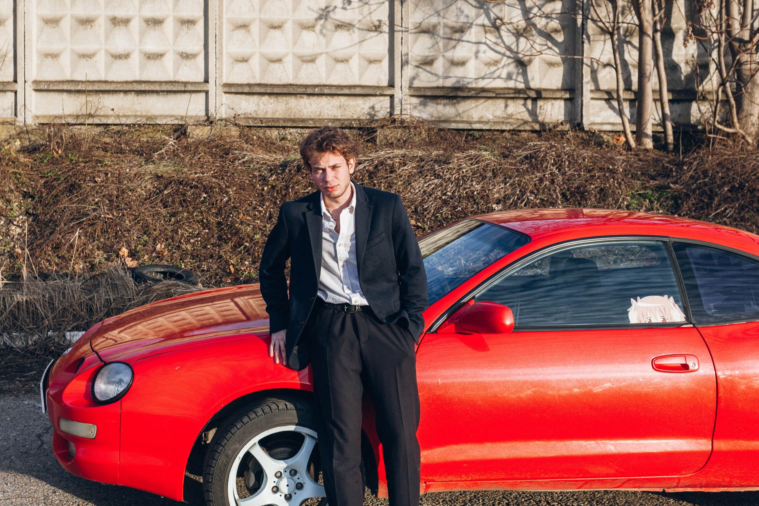 Имиджевая съемка с машиной. Фотограф Денис Денисов