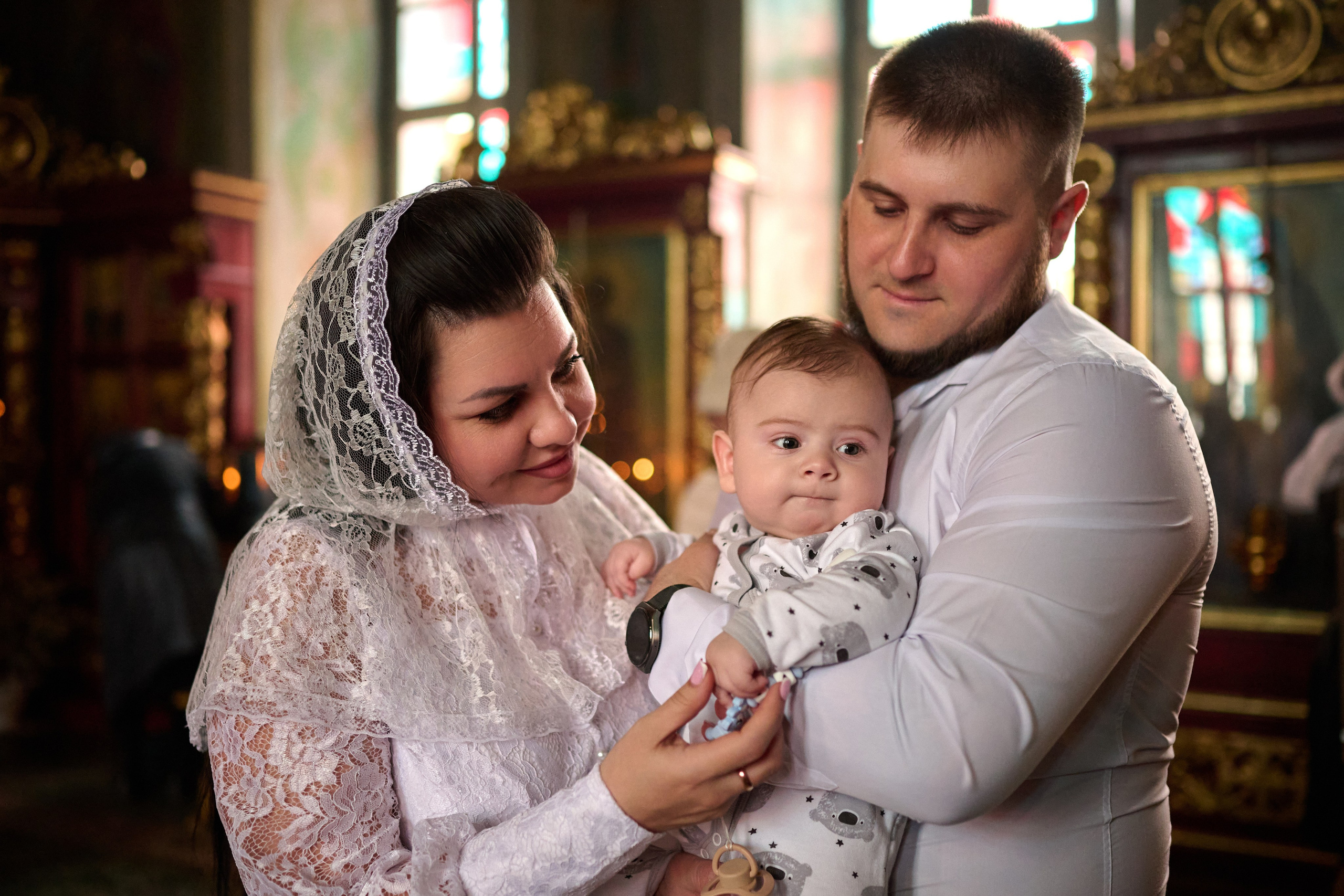 Фотосъемка крещения Саши. Профессиональный фотограф Старый Оскол, Губкин — свадьба, венчание, крещение, юбилей и день рождения