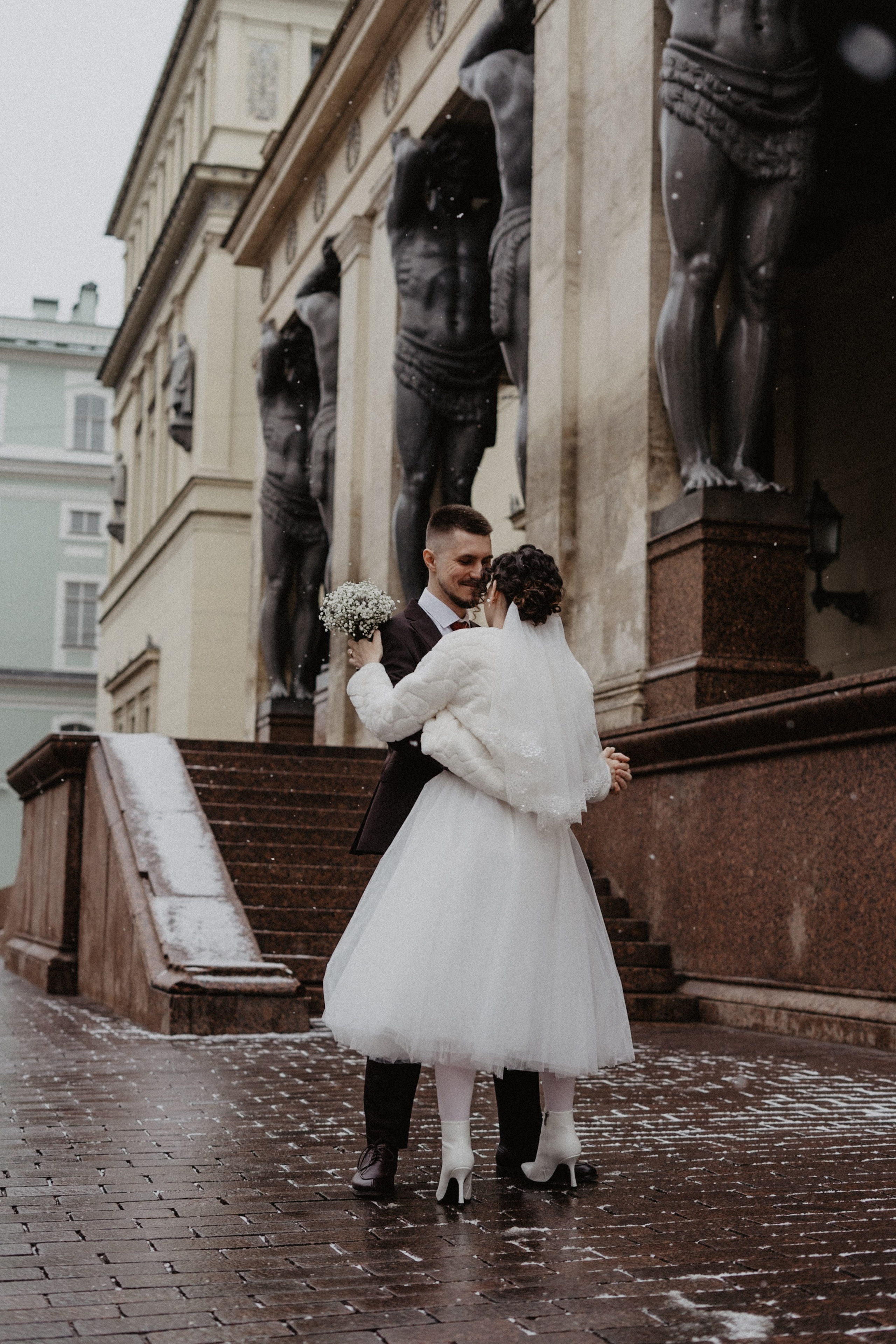 Ангелина & Антон | Пока идет снег. Контент фотограф в Санкт-Петербурге | Дина Альбур