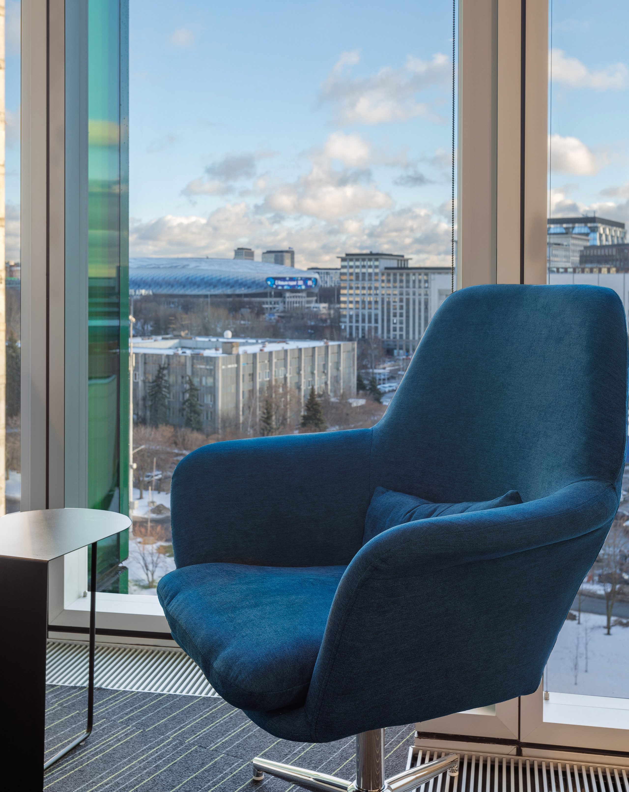 вид на метро Динамо в Москве