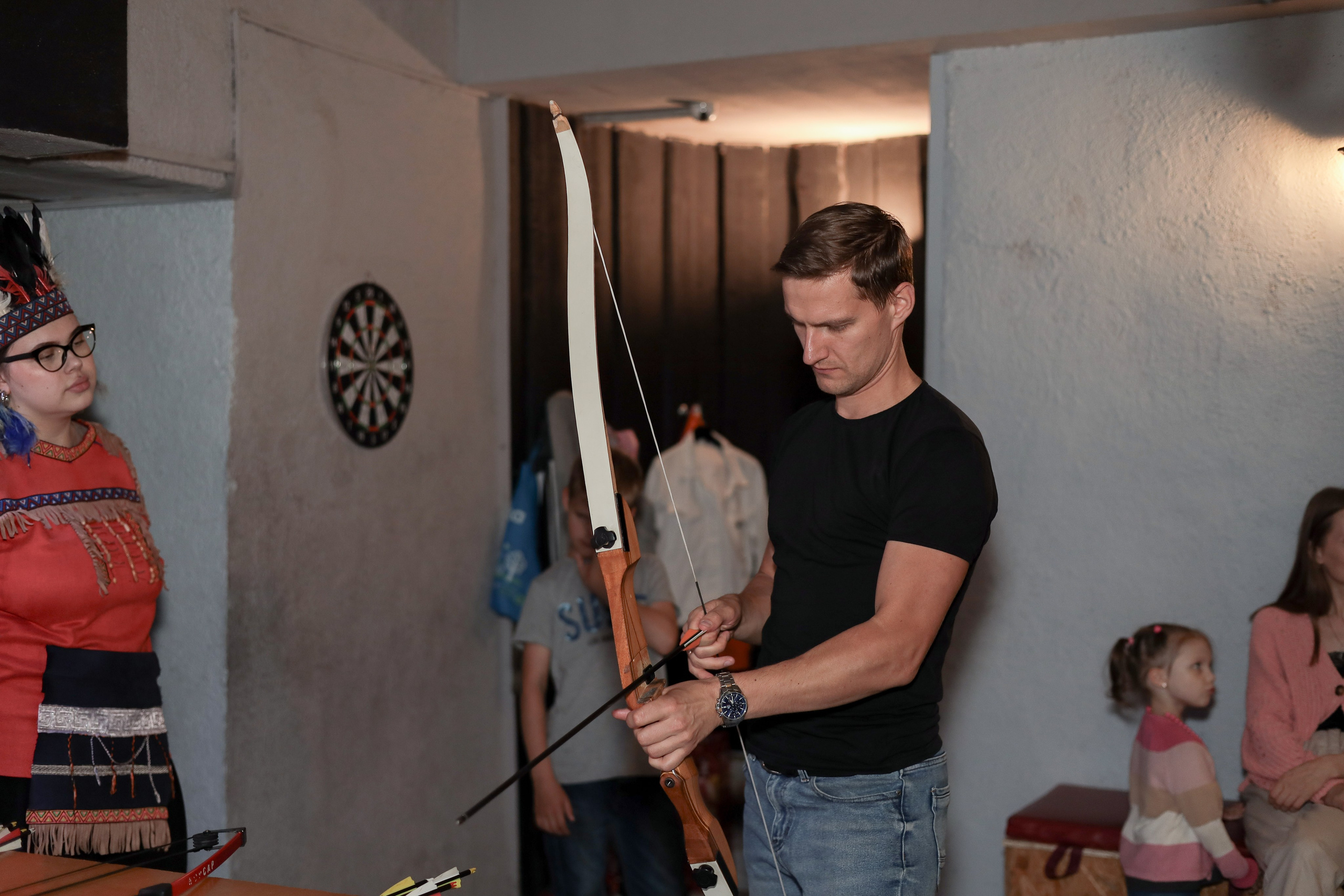 День рождение в стрелковом клубе. Фотограф Надршина Лилия