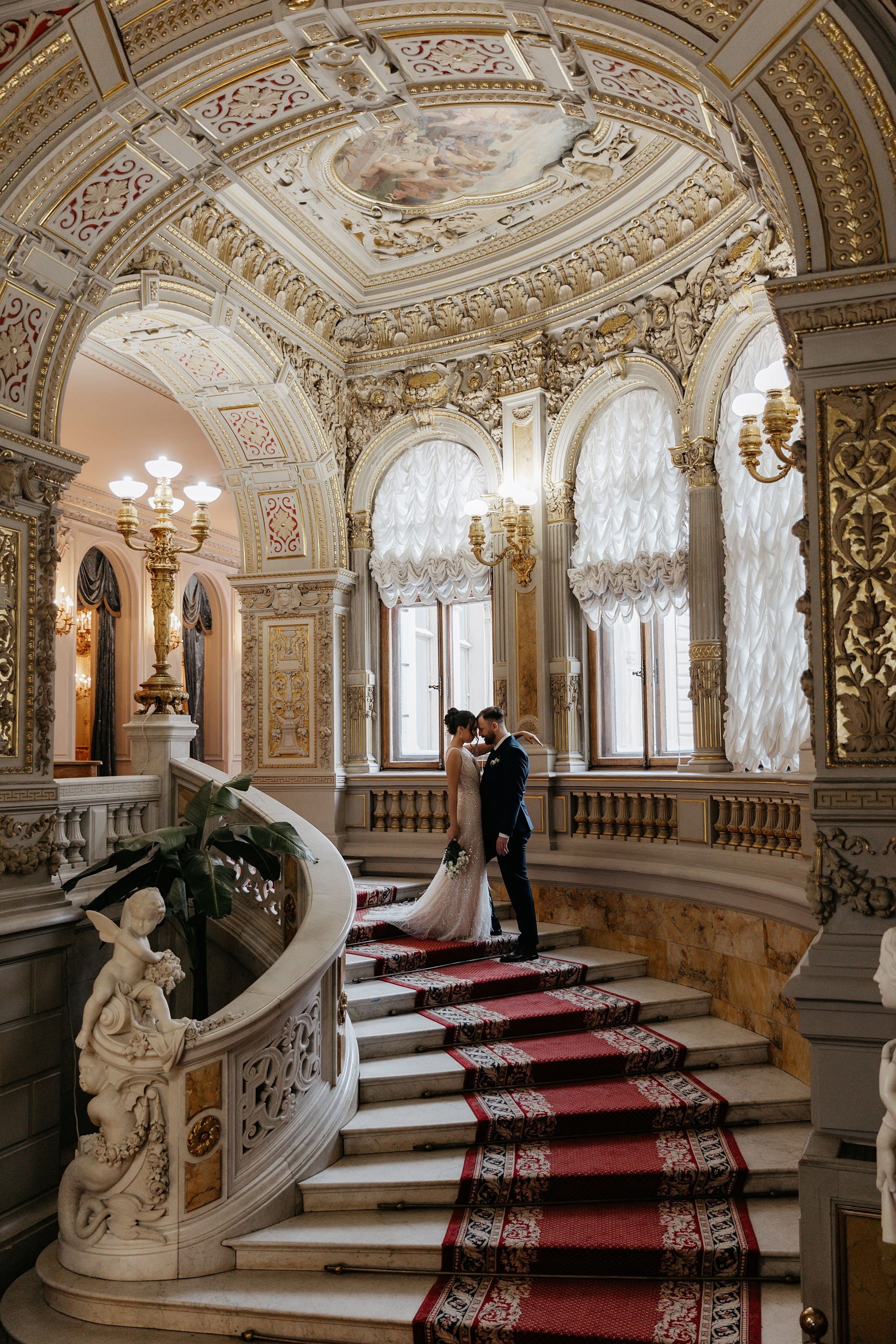 Зимняя свадебная фотосессия в Петербурге