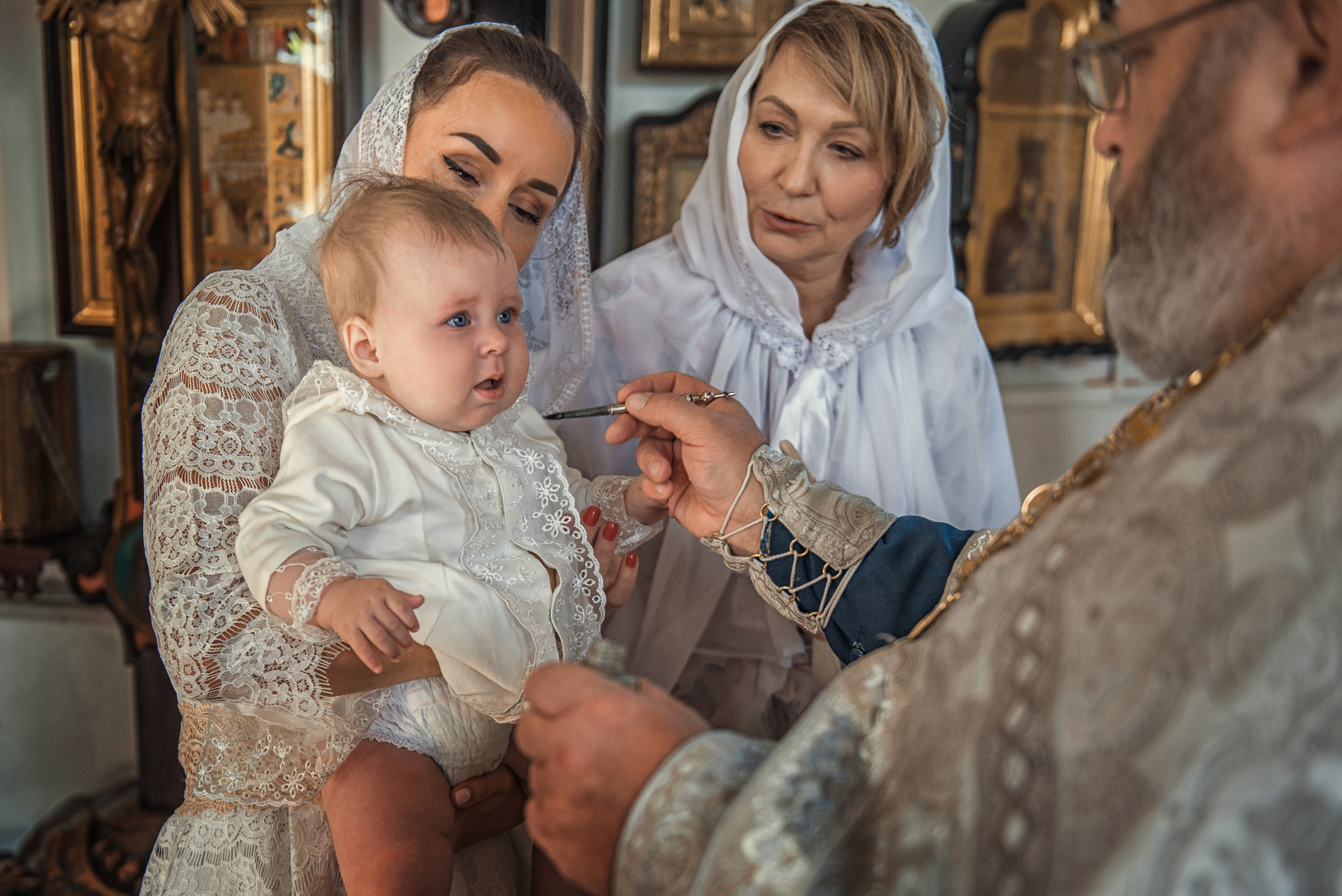 Крещение. Семейный домашний фотограф Юлия Власова, город Архангельск