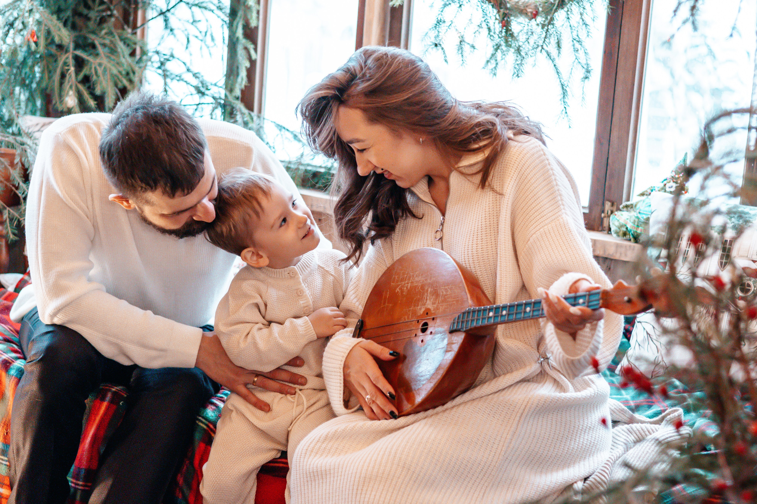 Семейная новогодняя фотосессия, Екатеринбург. Фотограф в Екатеринбурге Пойгина Елена