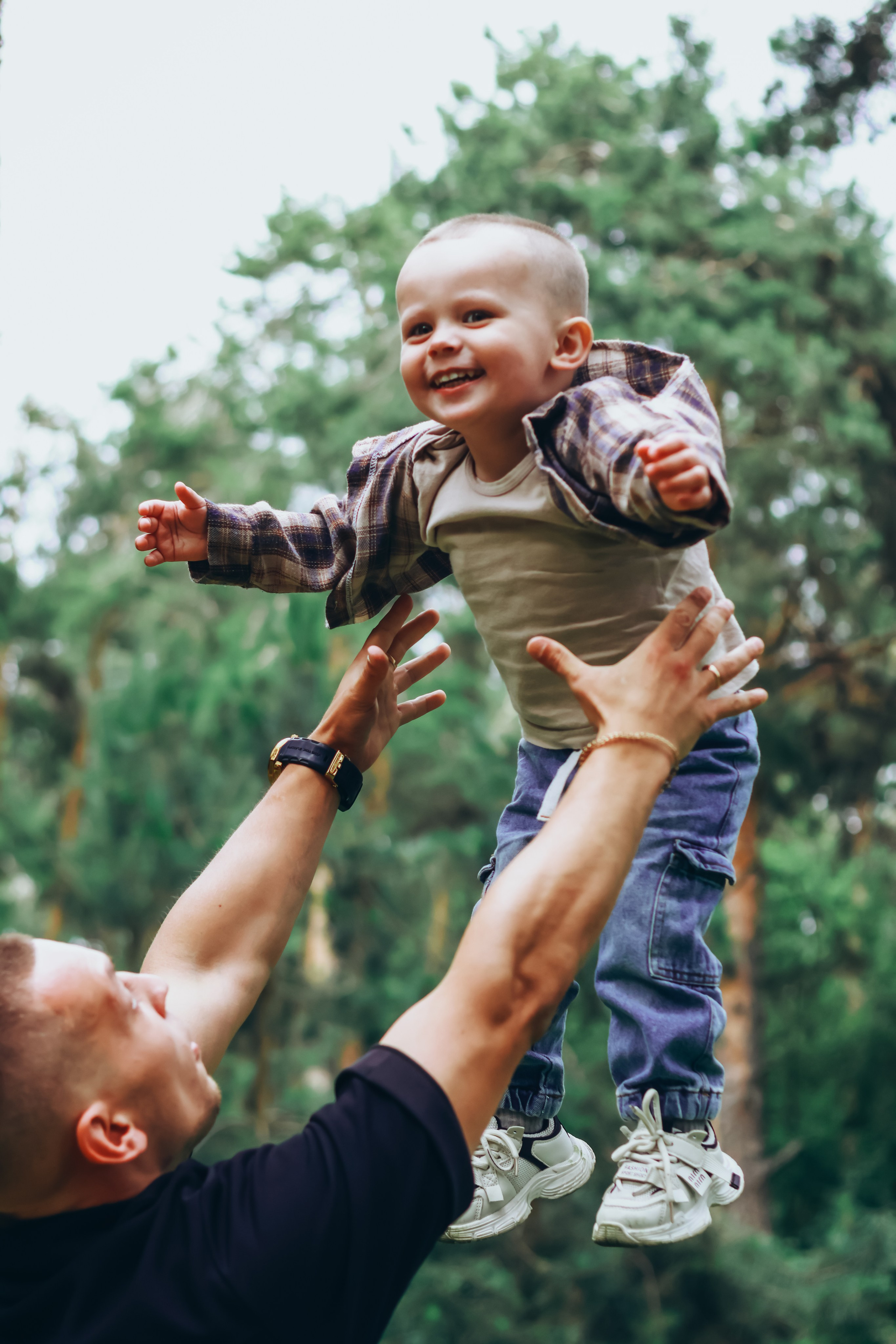 Семейная фотосессия в летнем парке, Екатеринбург. Фотограф в Екатеринбурге Пойгина Елена