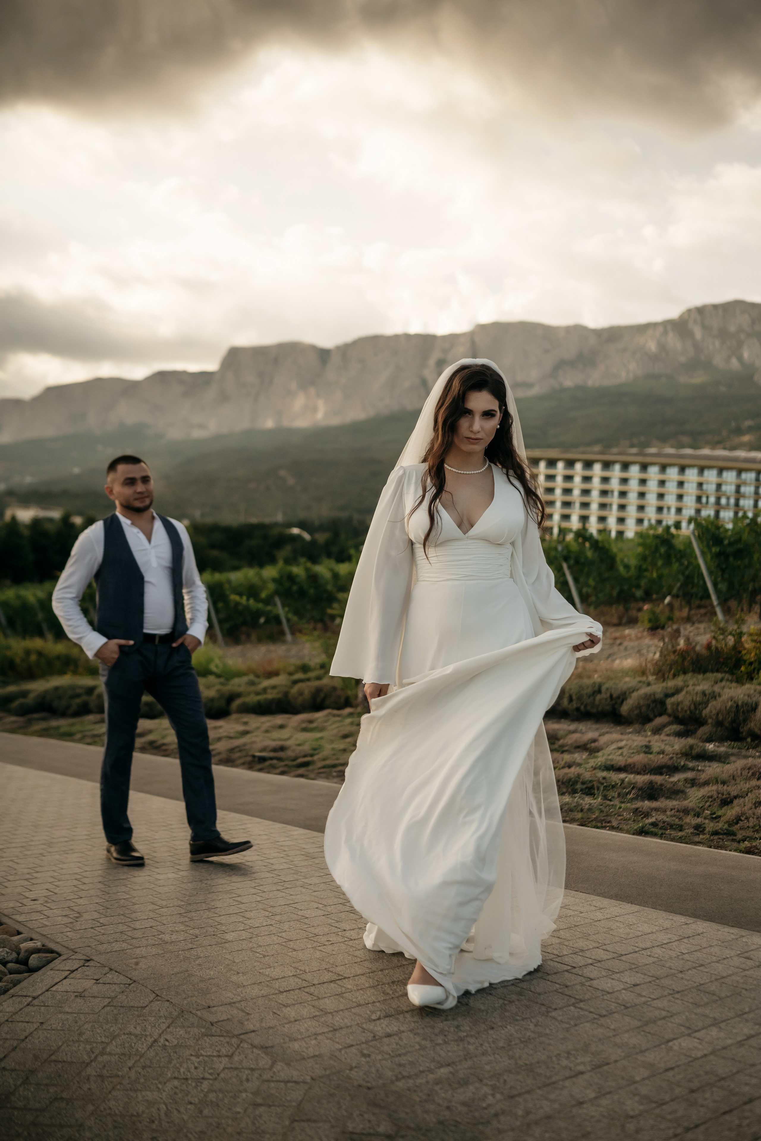 Свадьба в Винном парке в Крыму. Свадебный и семейный фотограф и видеограф, Крым, Москва, Санкт -Петербург