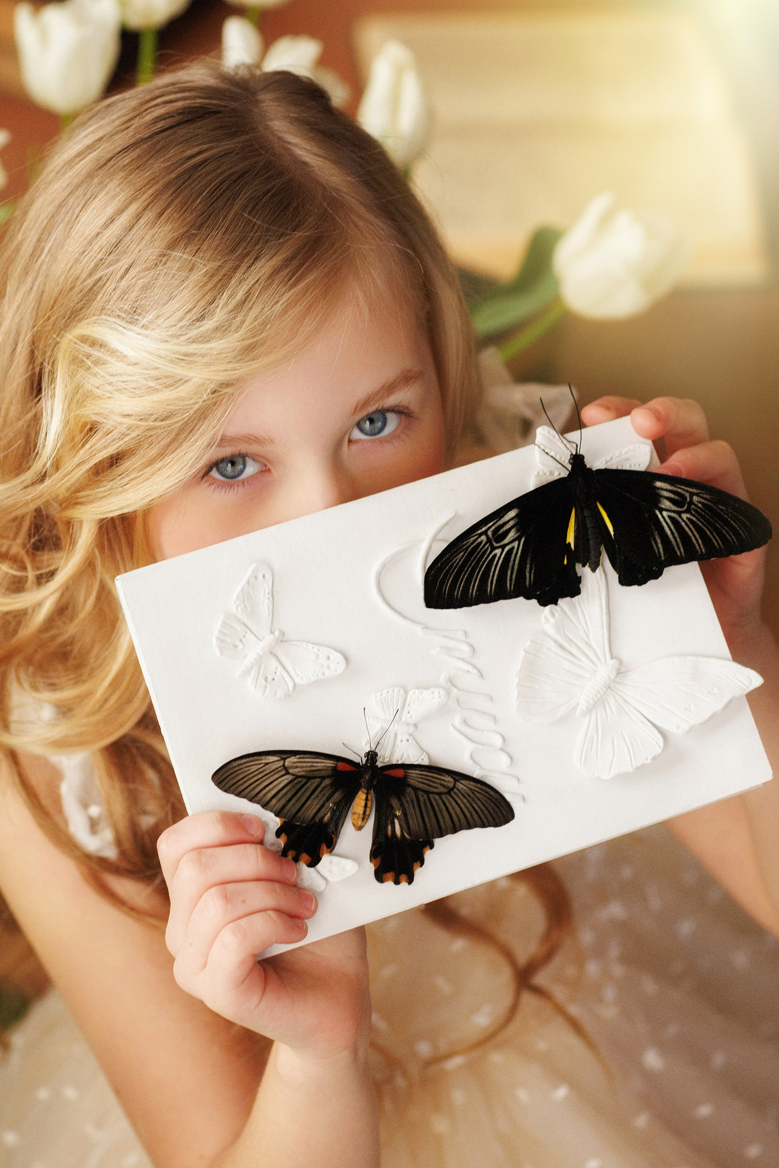 Фотосессия с живыми тропическими бабочками. Семейный и детский фотограф в Краснодаре Анна Трашкова