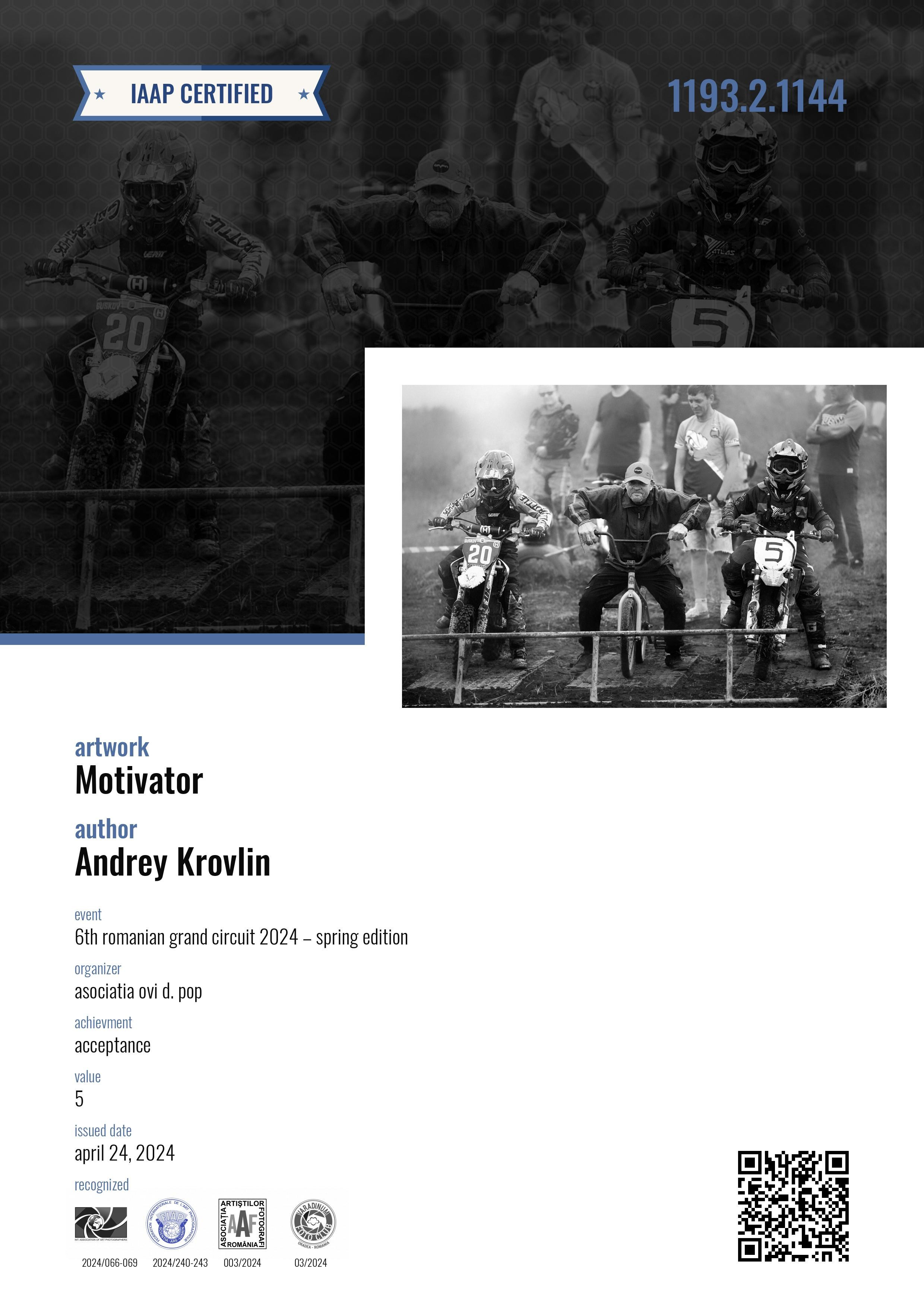 Остальные награды (дипломы, акцепты, работы участвующие в фотовыставках). Андрей Кровлин — фотограф в Славянке