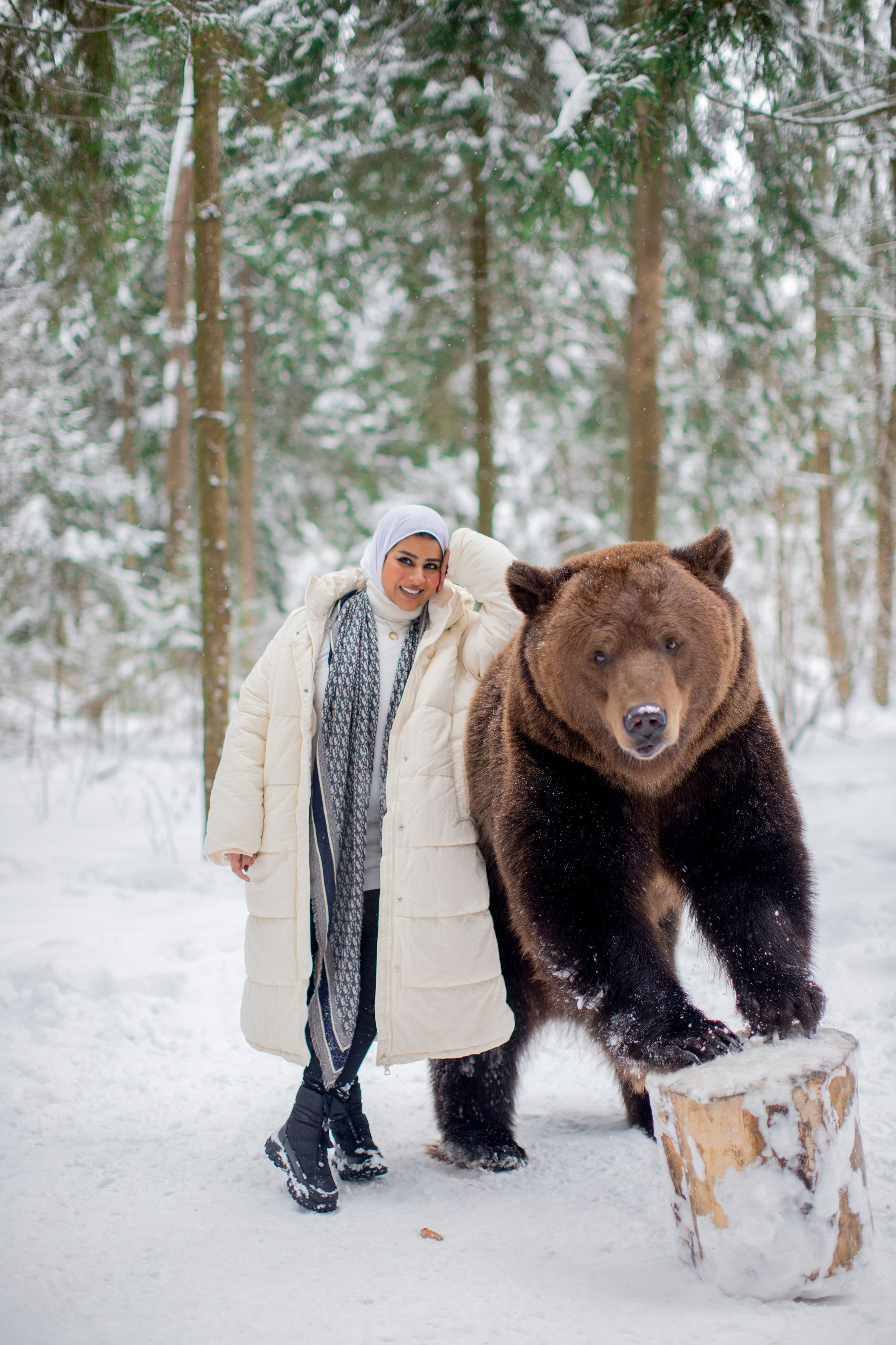 С медведем. Фотограф в Москве и в Московской области Сандра