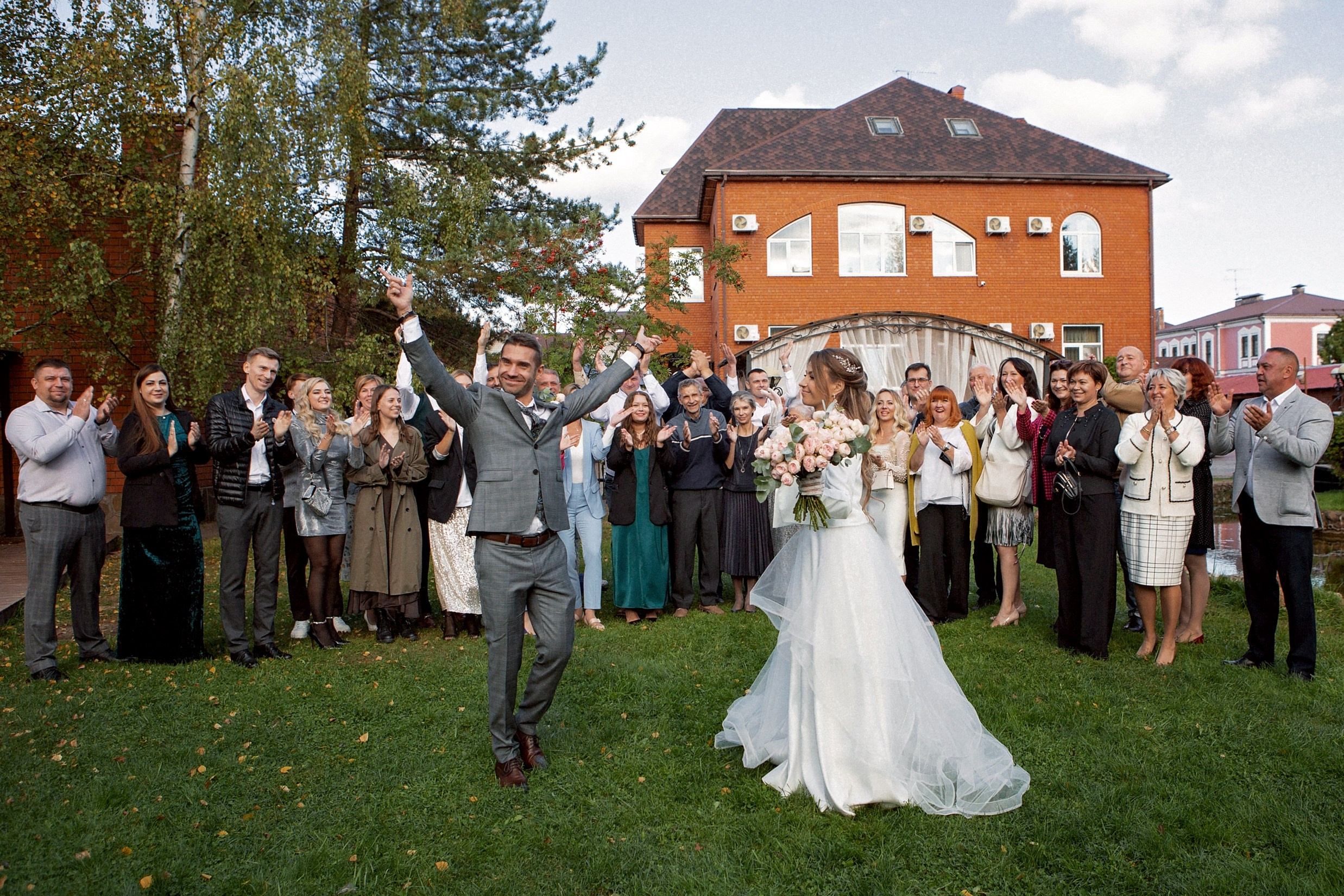 Свадьба с гостями. Свадебный и портретный фотограф Москва