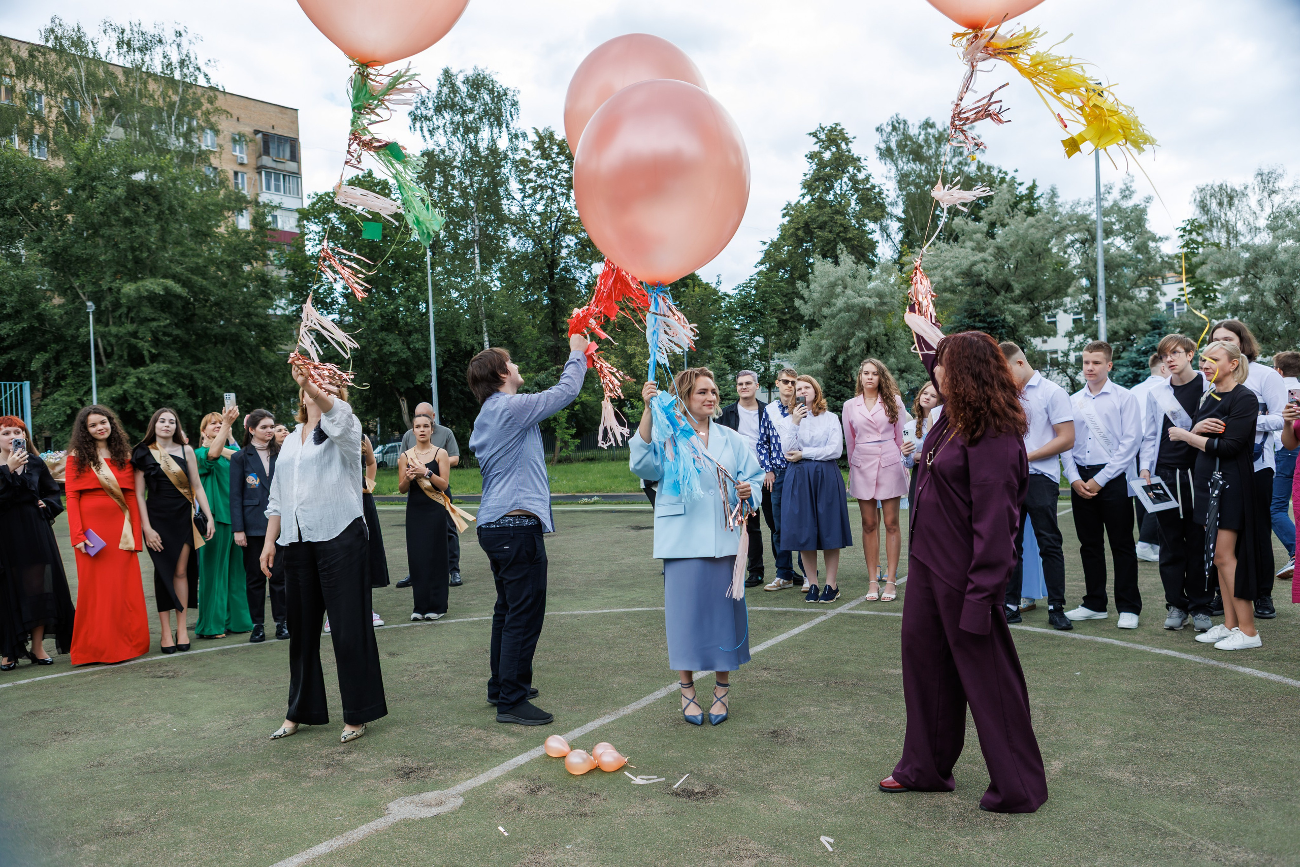 9 класс / Выпускной / Гимназия № 1558 / г. Москва. Детский и семейный фотограф Мария Киселёва. Москва