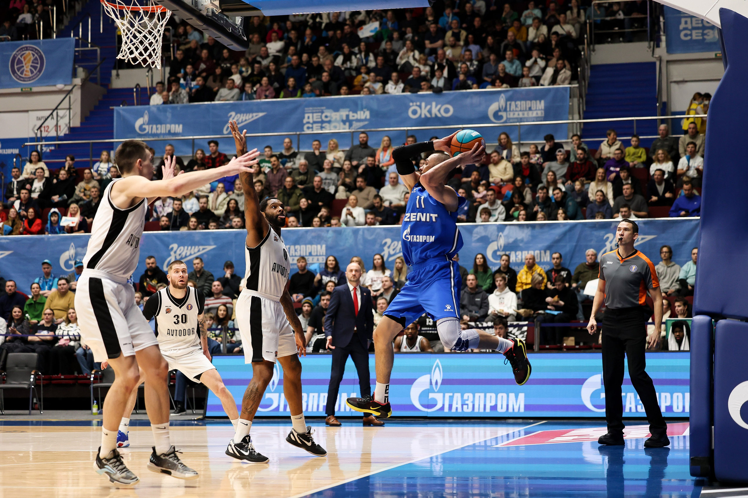 Зенит-Автодор 14.01.2024. Спортивный и репортажный фотограф Антон Тереханов