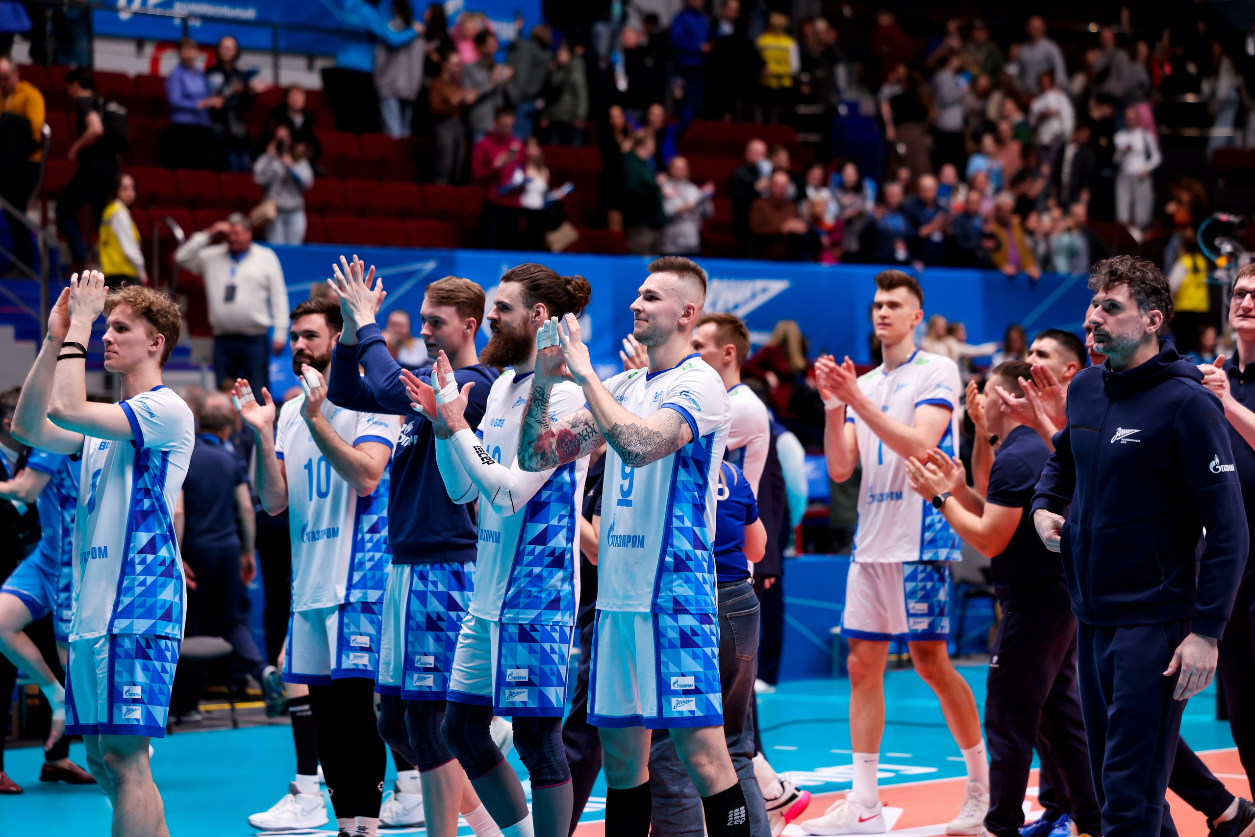 ВК Зенит — ВК Белогорье 08.04.2025. Спортивный и репортажный фотограф Антон Тереханов