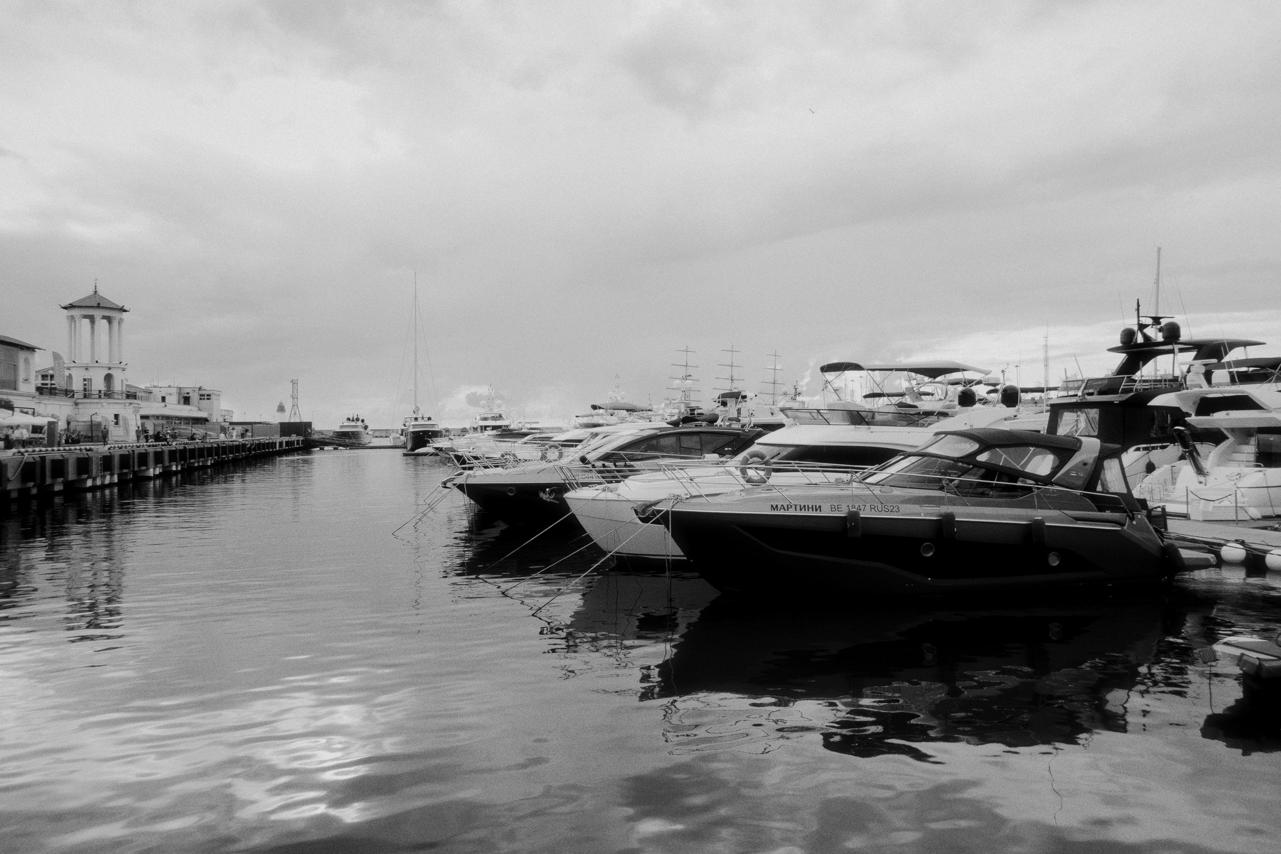 Sochi port (stratocumulus). Фотограф Юрин Евгений