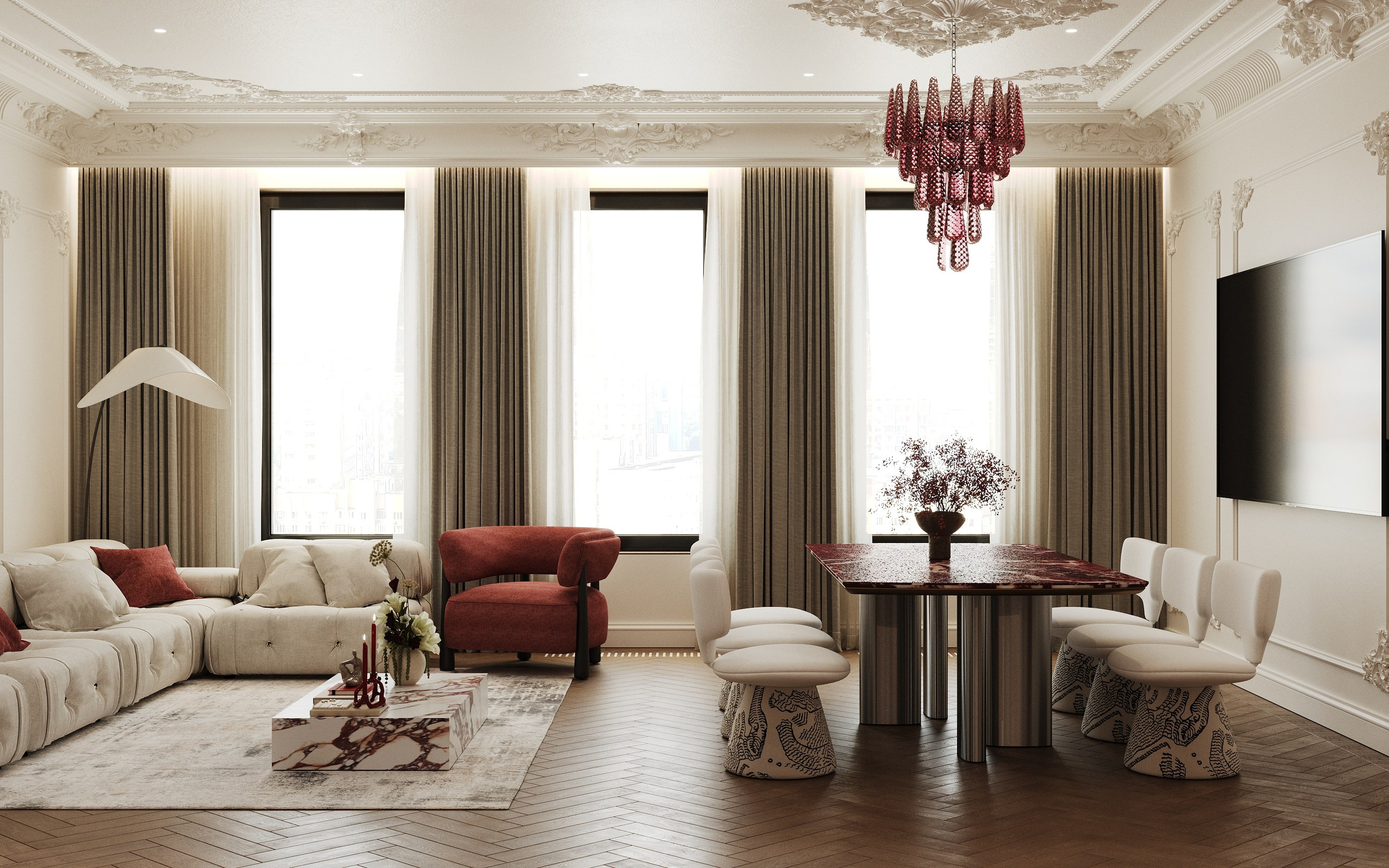 ЖК Легенда Московский/ Санкт-Петербург/ 77кв м. Ксения Барабаш дизайнер интерьера в Санкт-Петербурге