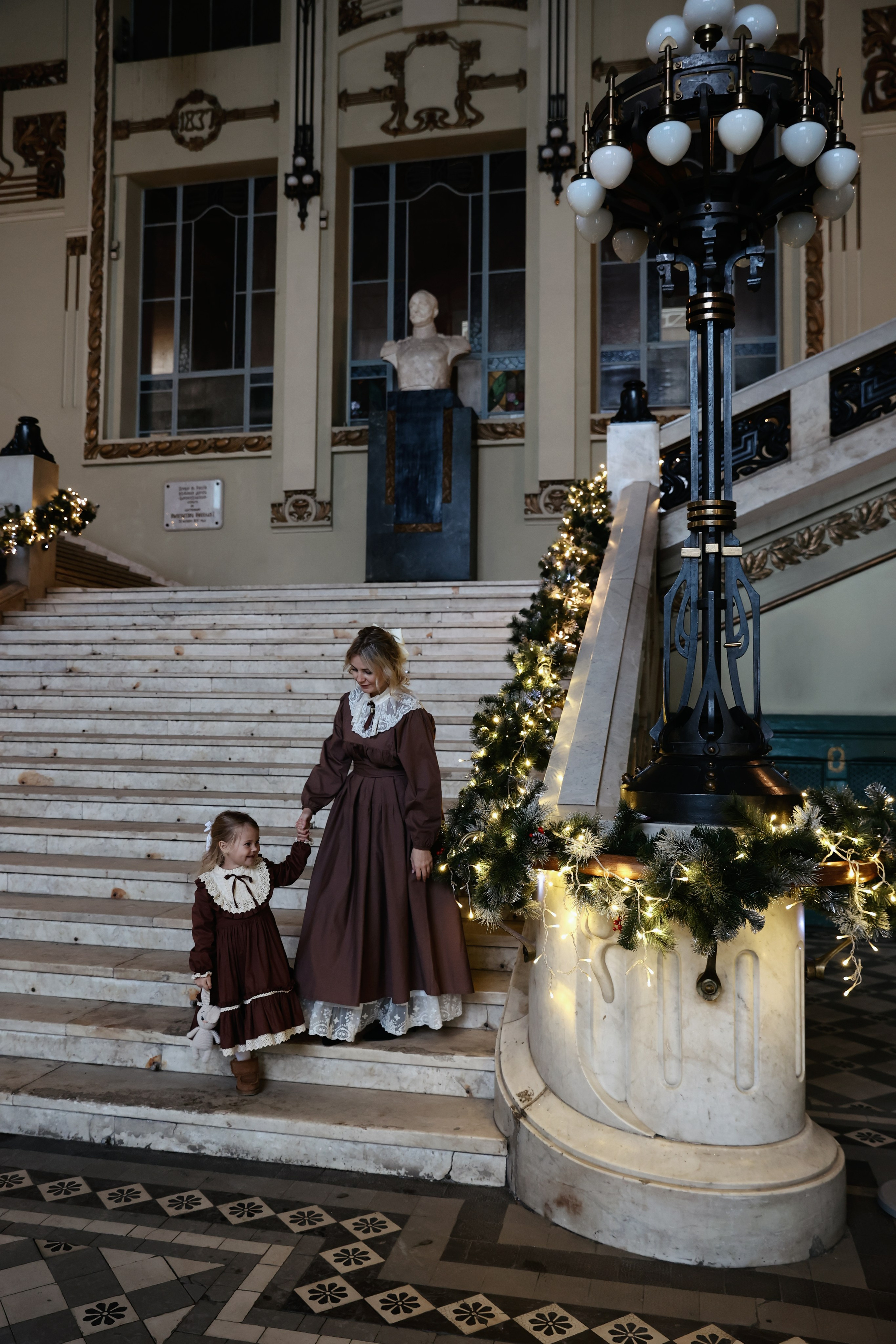 Ретро съемка на Витебском вокзале. Фотограф — Татьяна Кириллова, г. Санкт-Петербург