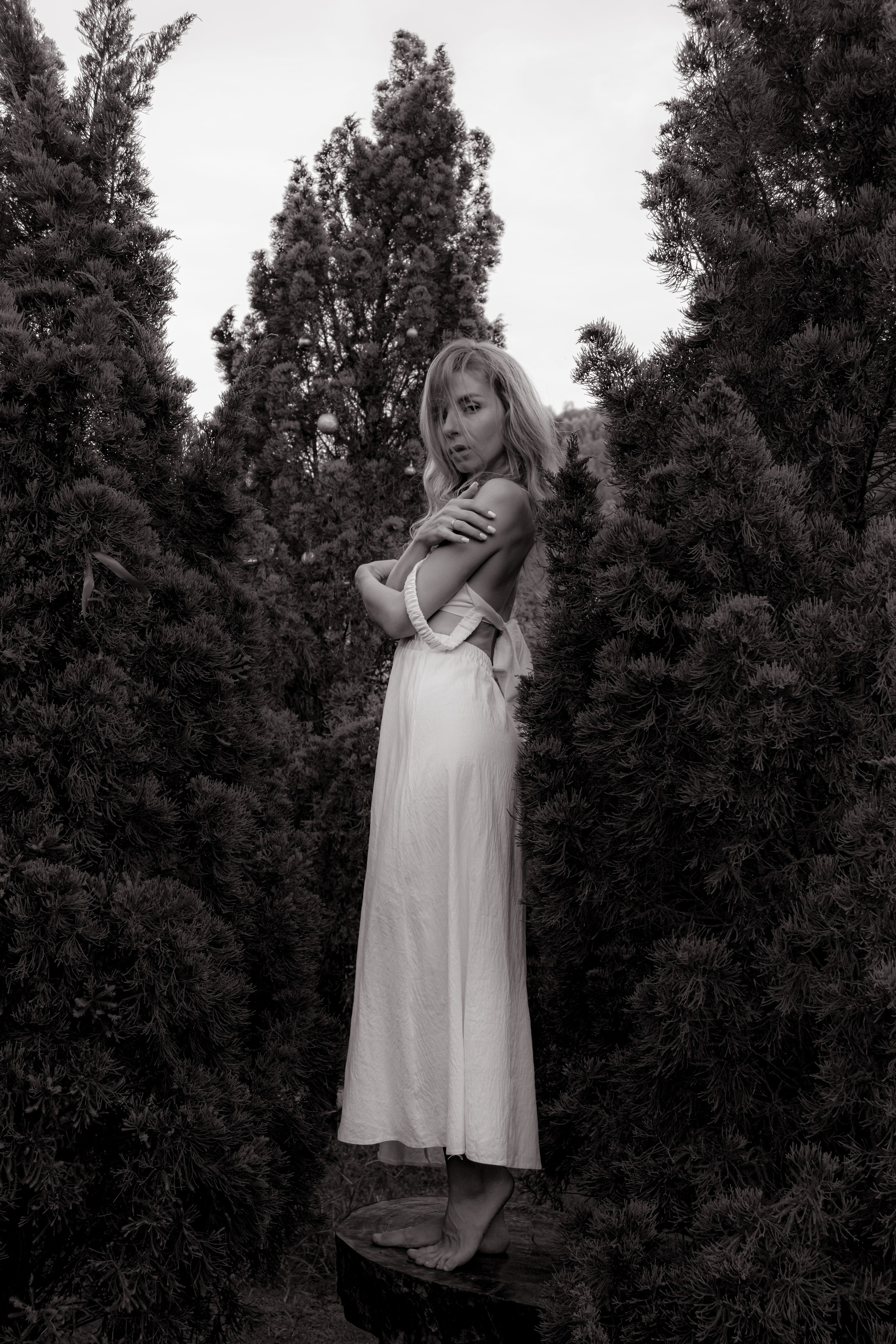 Natasha. Among these firs. Portrait photographer Nha Trang | Julia Meshanina